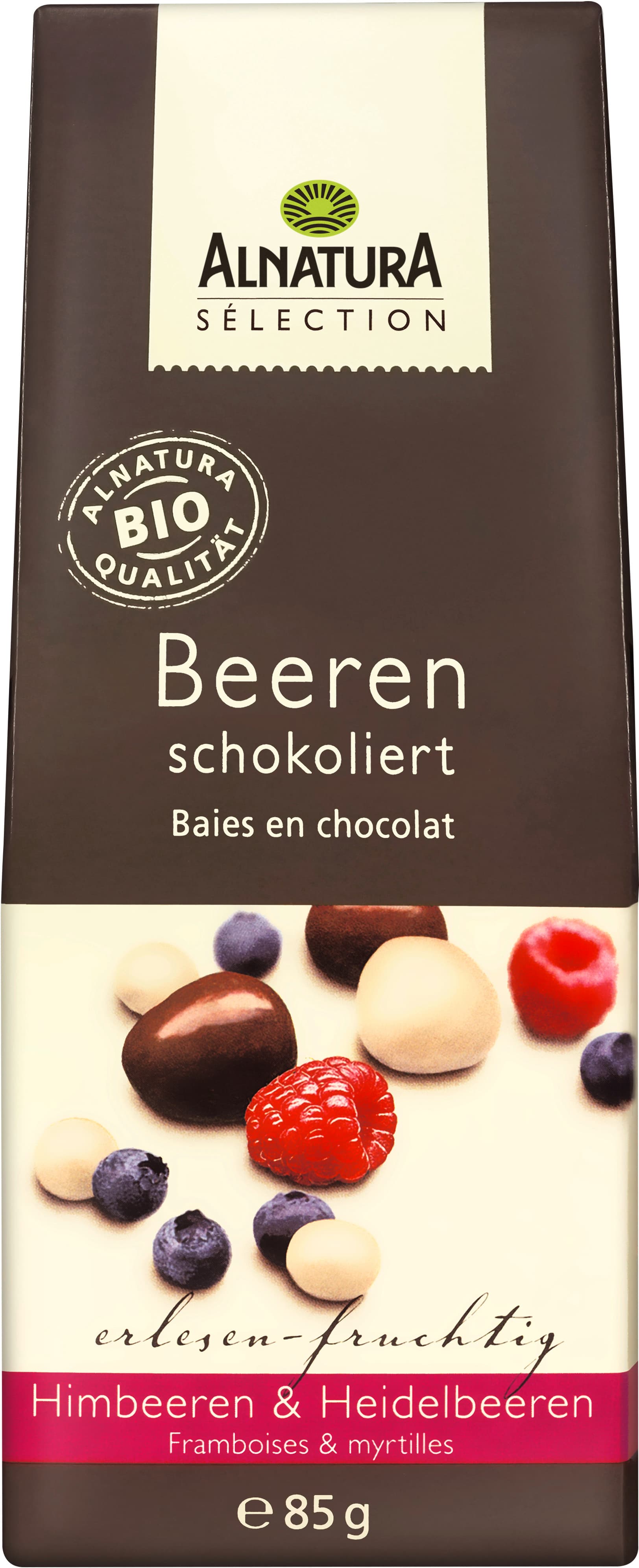 Alnatura Bio Sélection Beeren, schokoliert Sélection
