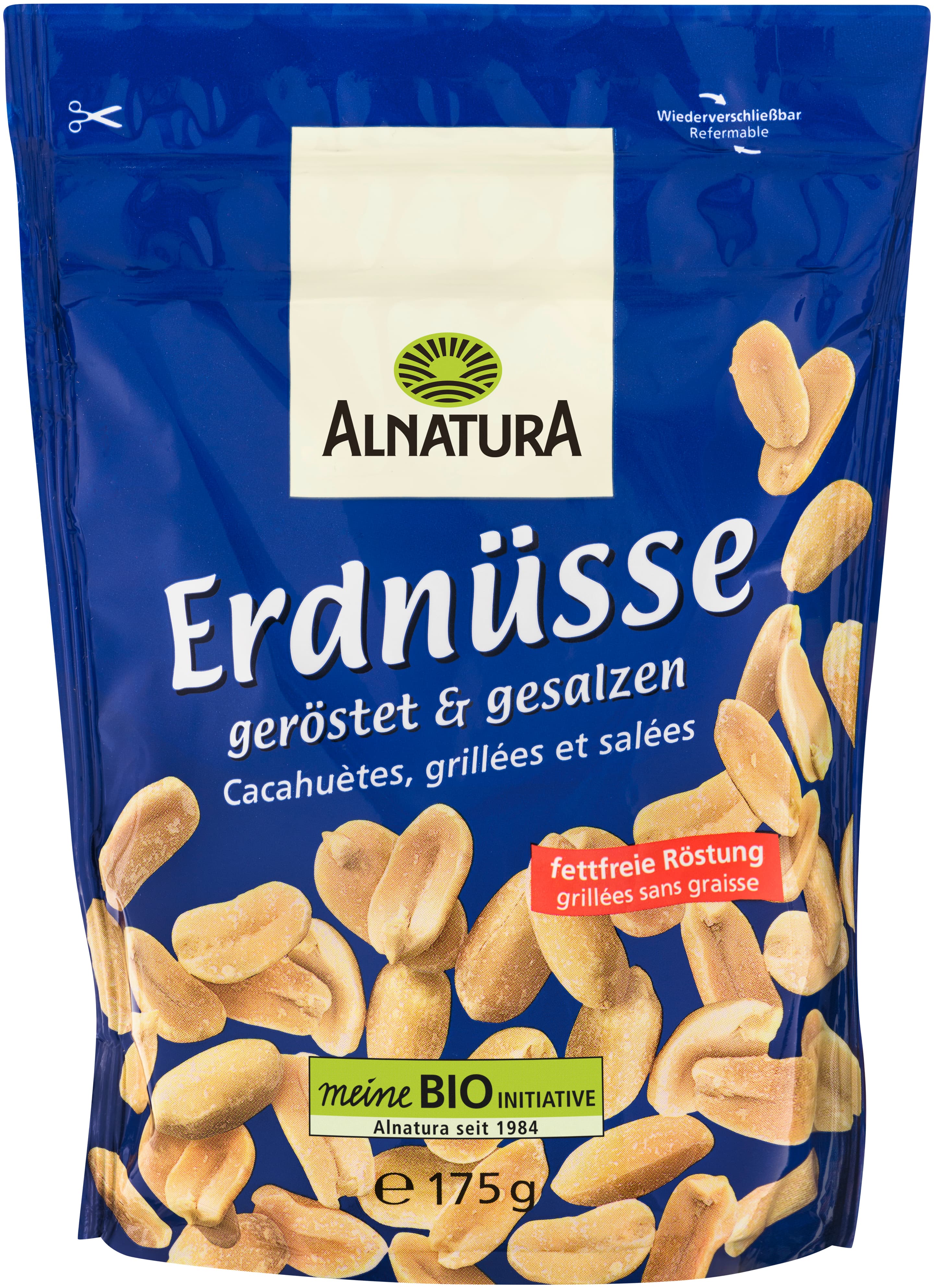 Alnatura Bio Erdnüsse, geröstet und gesalzen