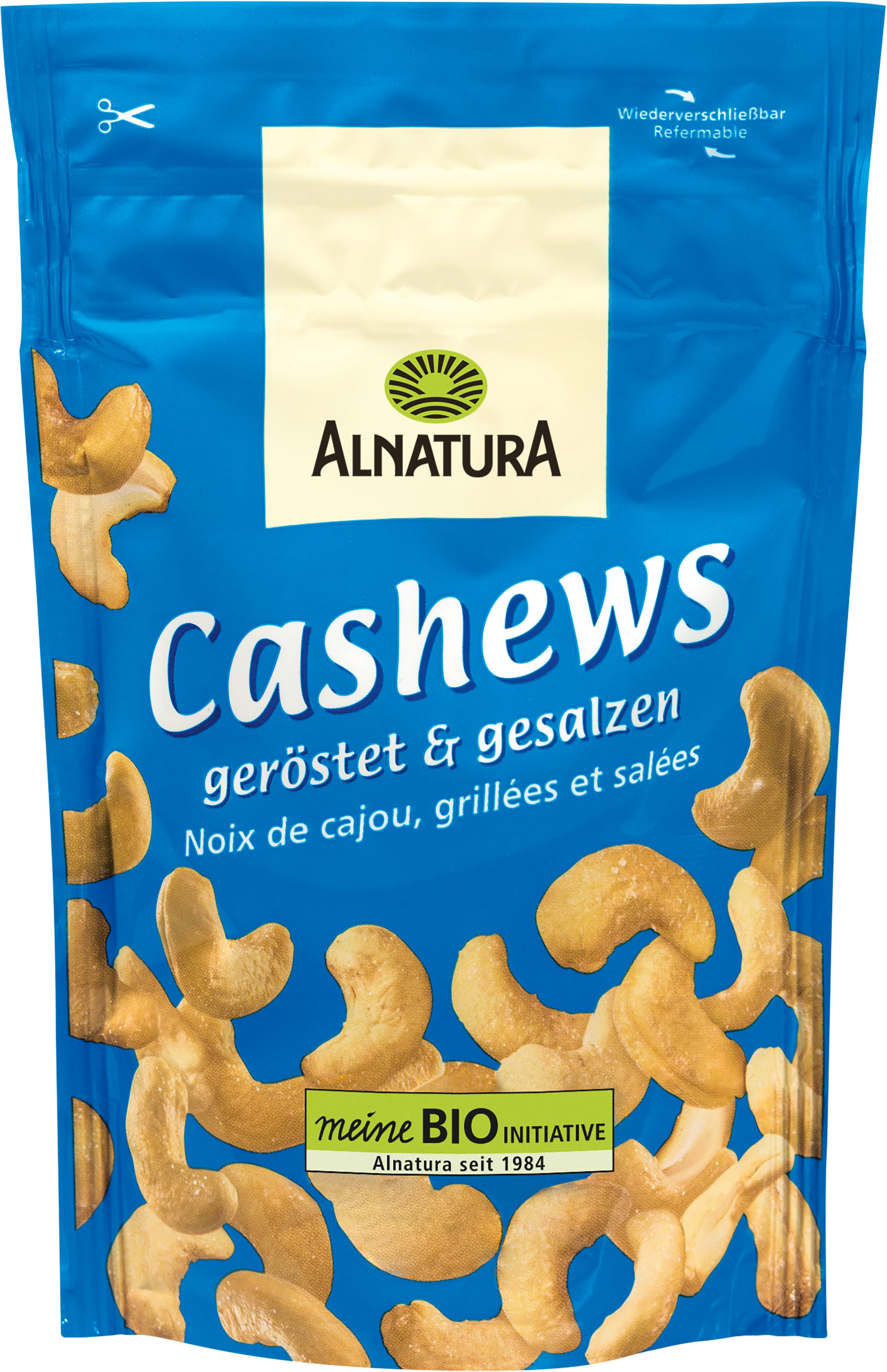 Alnatura Bio Cashewkerne, geröstet und gesalzen