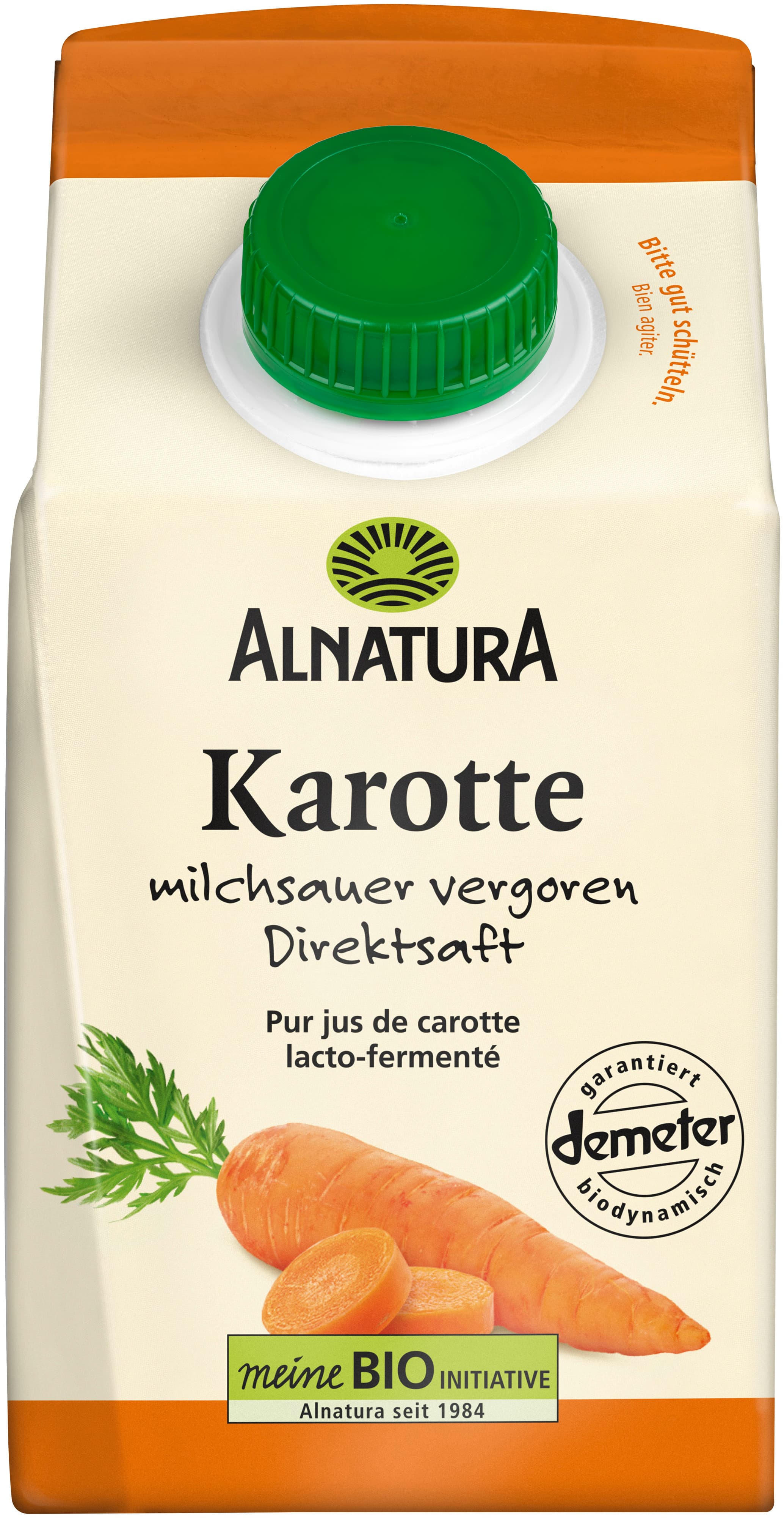 Alnatura Bio Karottensaft milchsauer vergoren