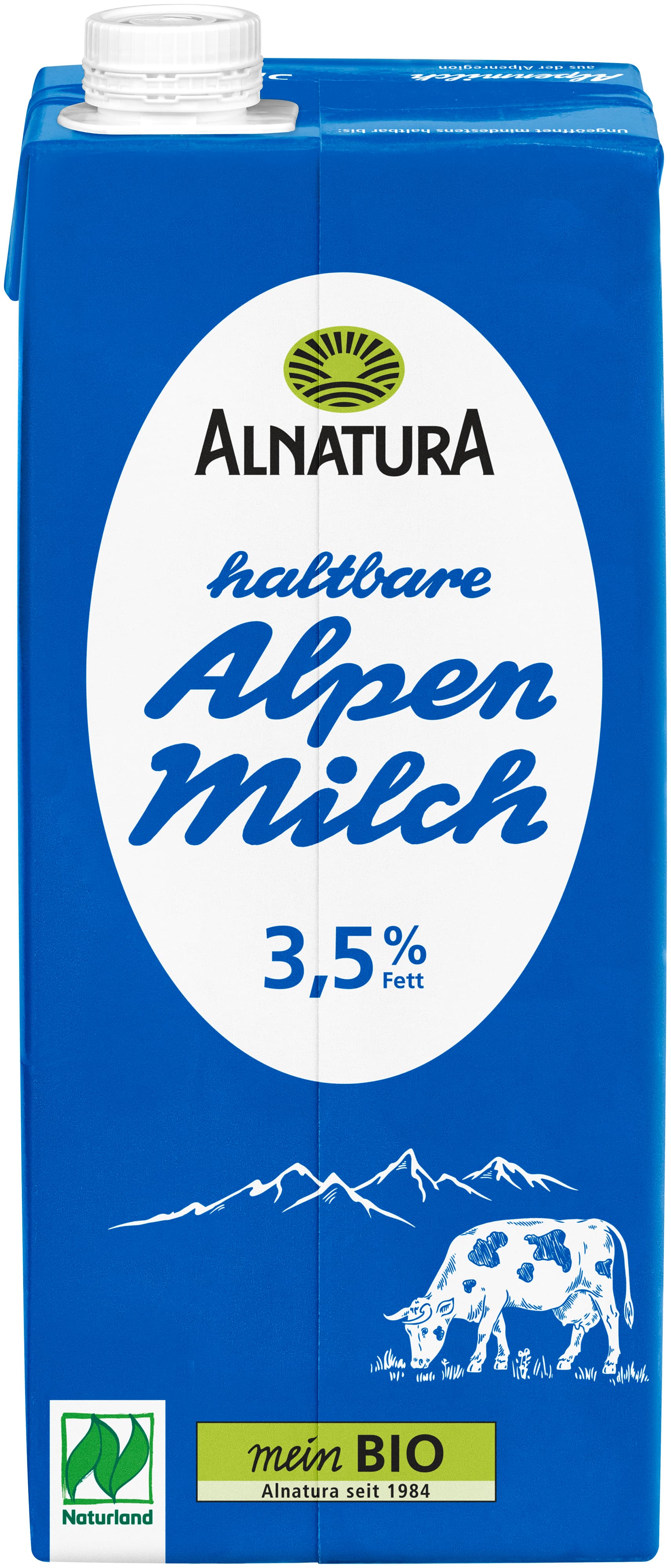 Alnatura Bio Haltbare Alpenmilch 3,5% Fett