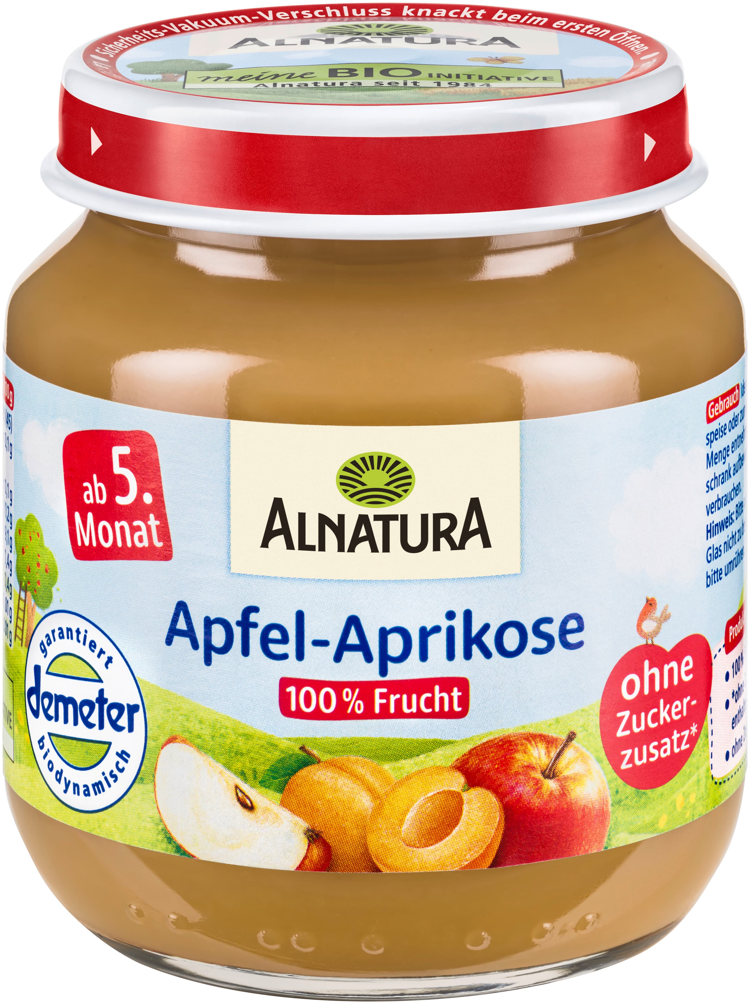 Alnatura Bio Apfel-Marille Babygläschen