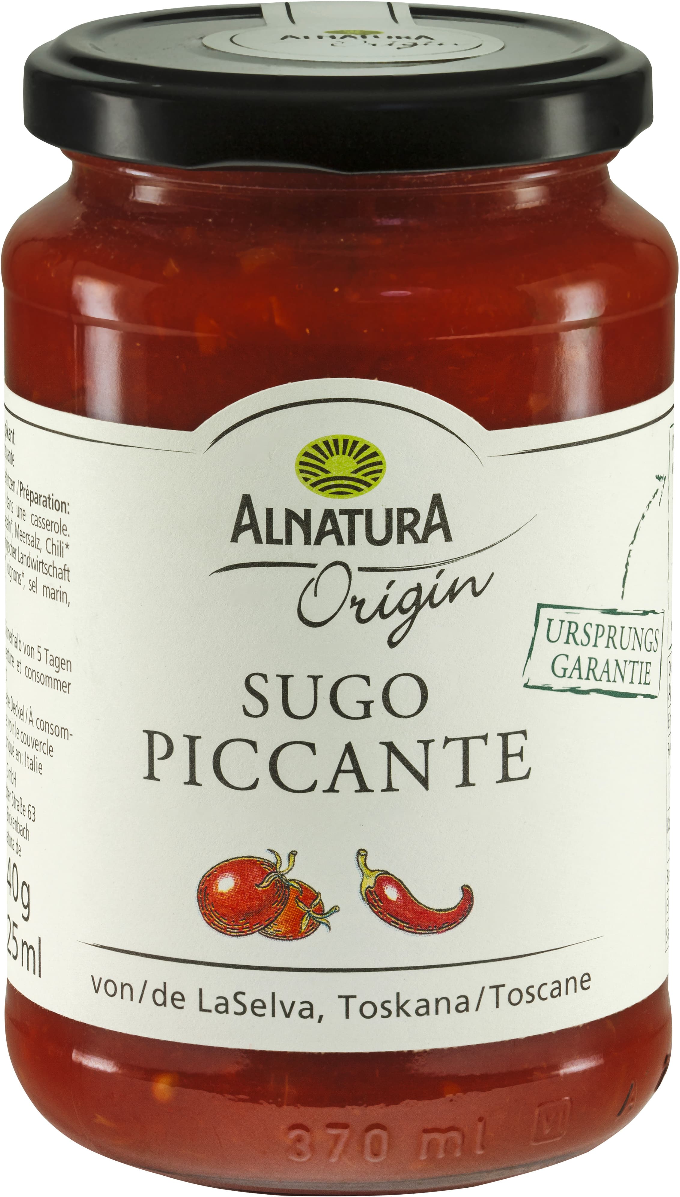 Alnatura Bio Origin Sugo Piccante Origin