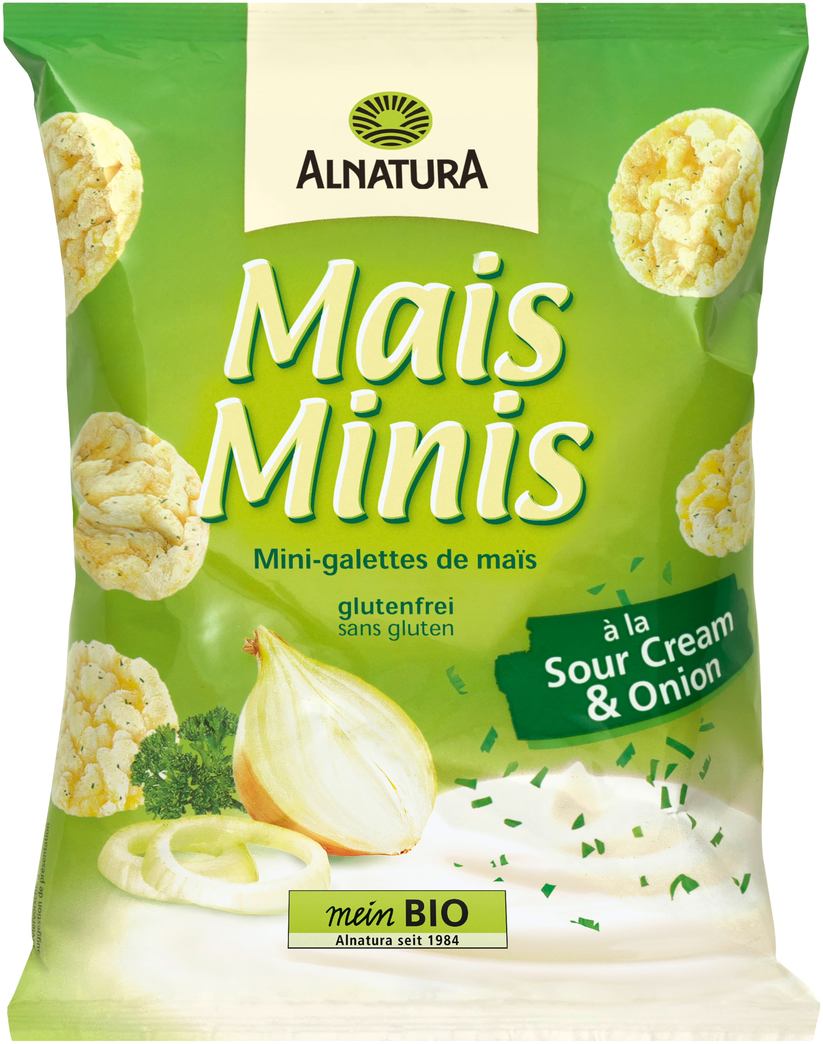 Alnatura Bio Mais Minis à la Sour Cream & Onion