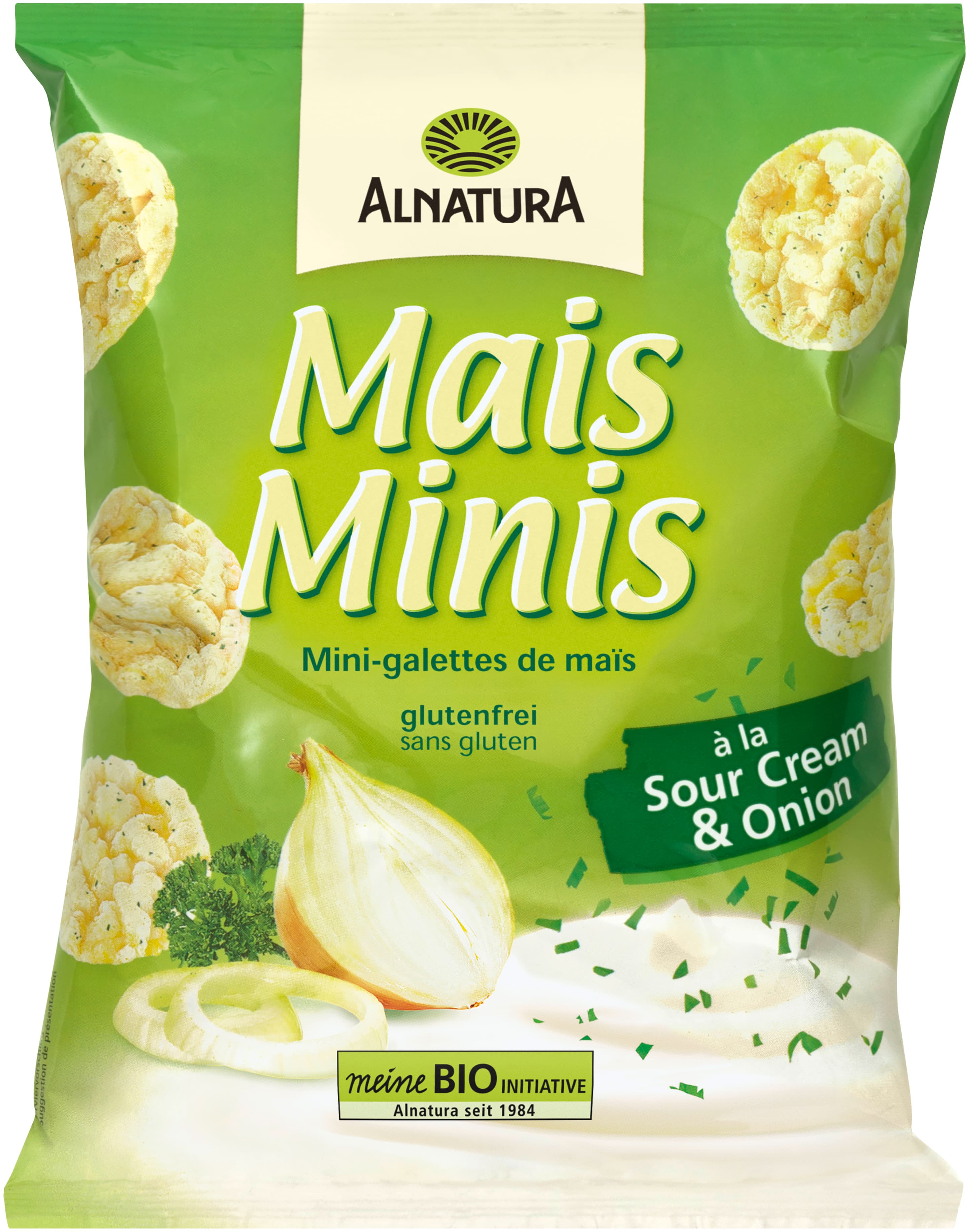 Alnatura Bio Mais Minis à la Sour Cream & Onion