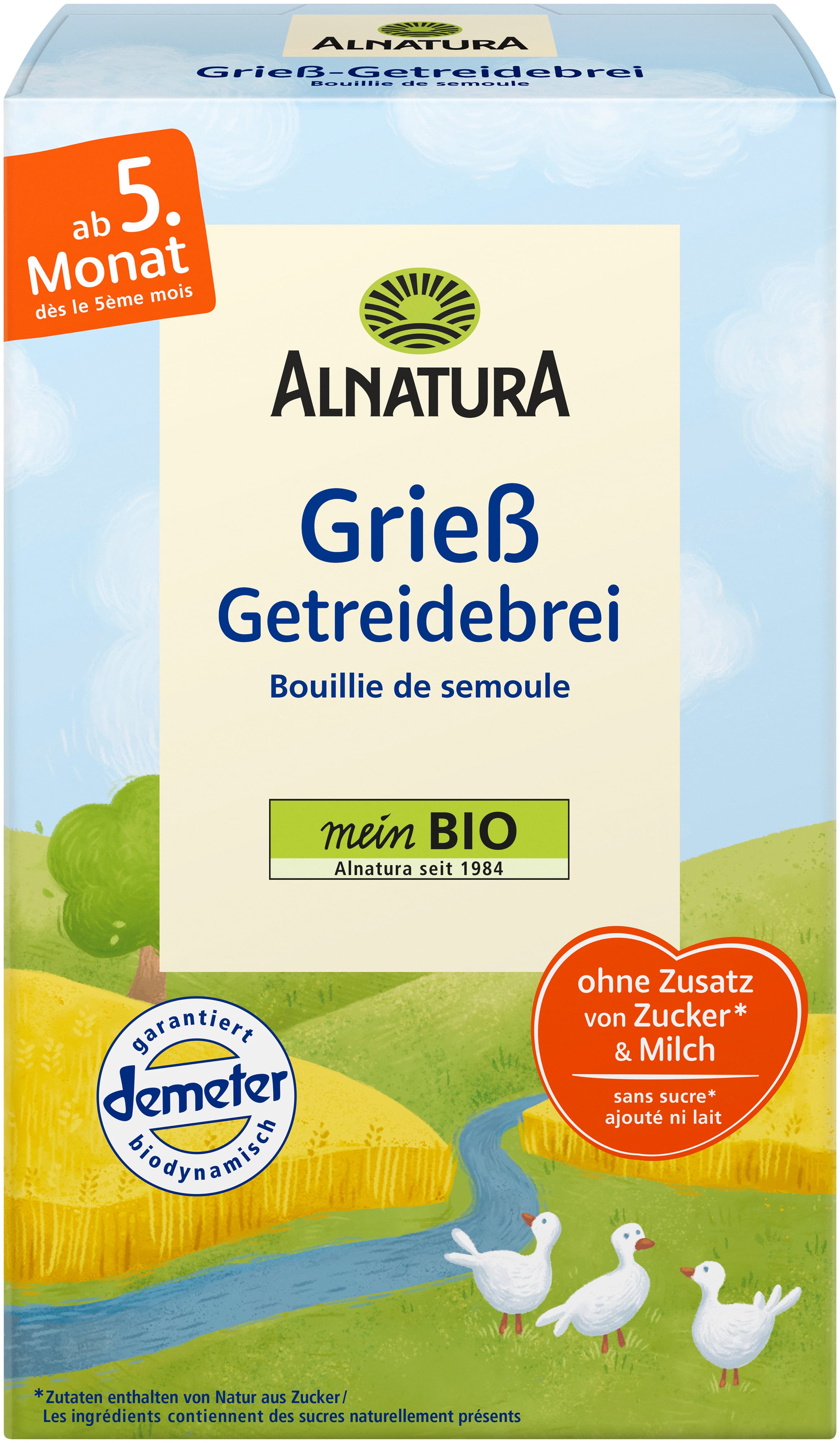 Alnatura Bio Grieß Getreidebrei
