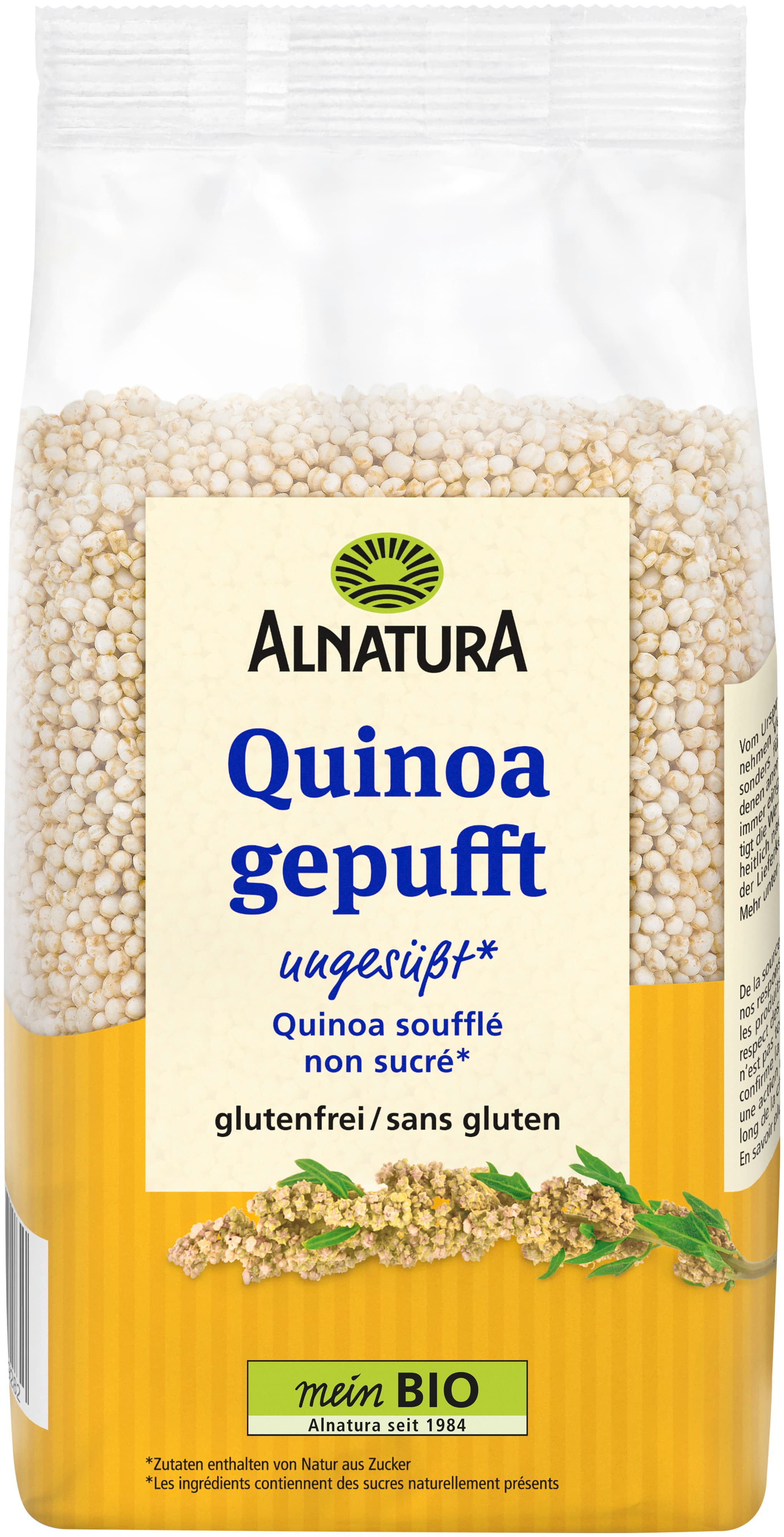 Alnatura Bio Quinoa, gepufft