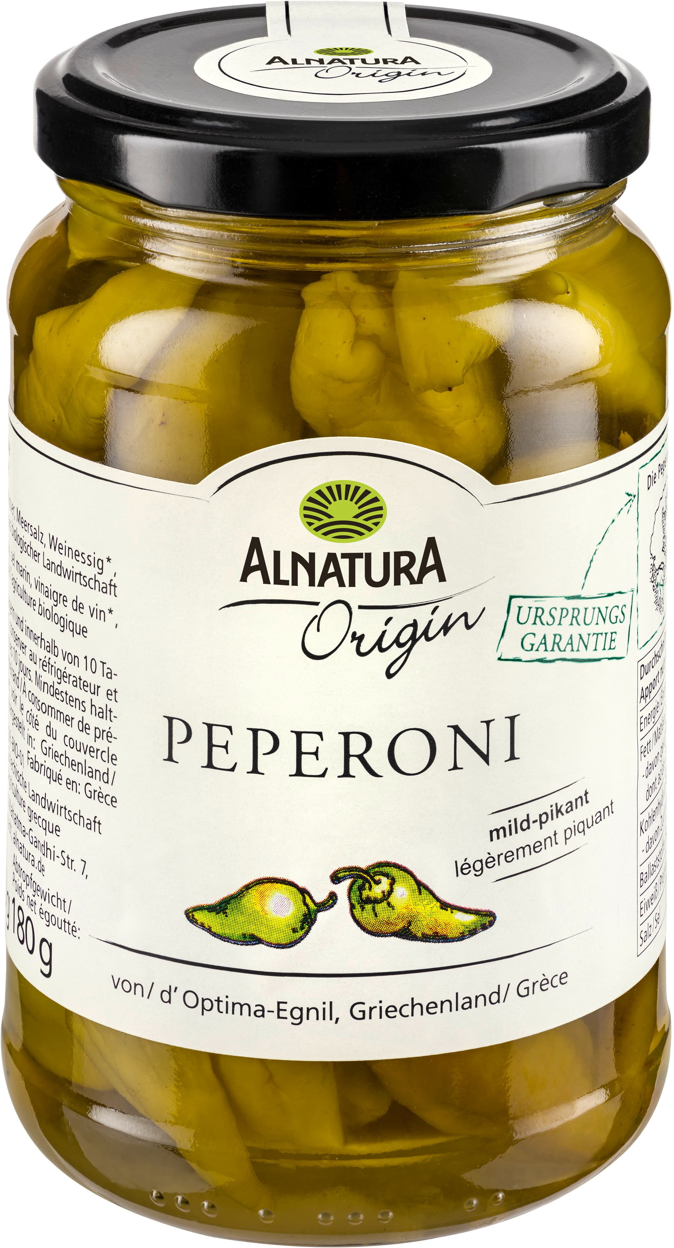 Alnatura Bio Origin Peperoni Origin