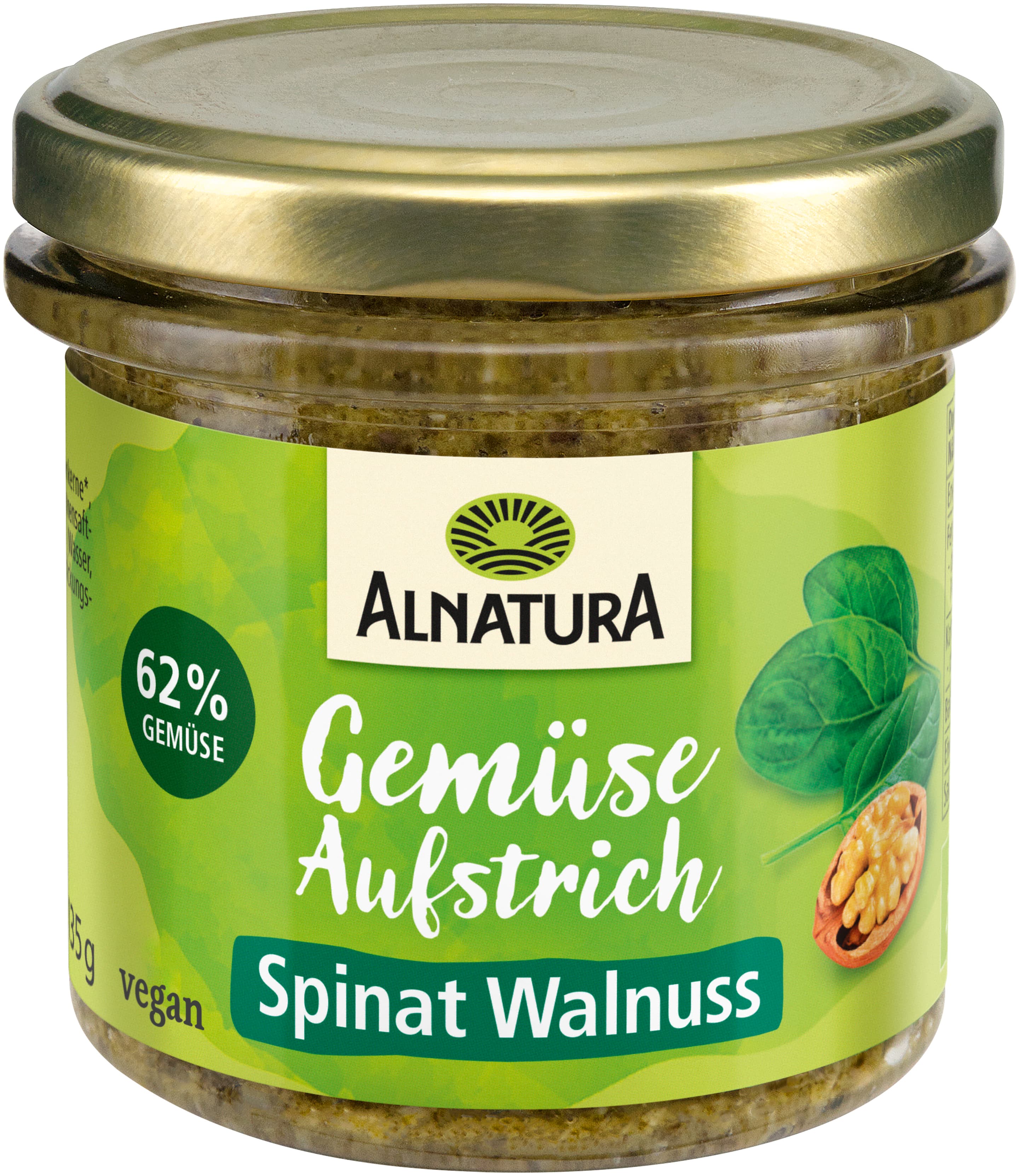 Alnatura Bio Gartengemüse Spinat Walnuss