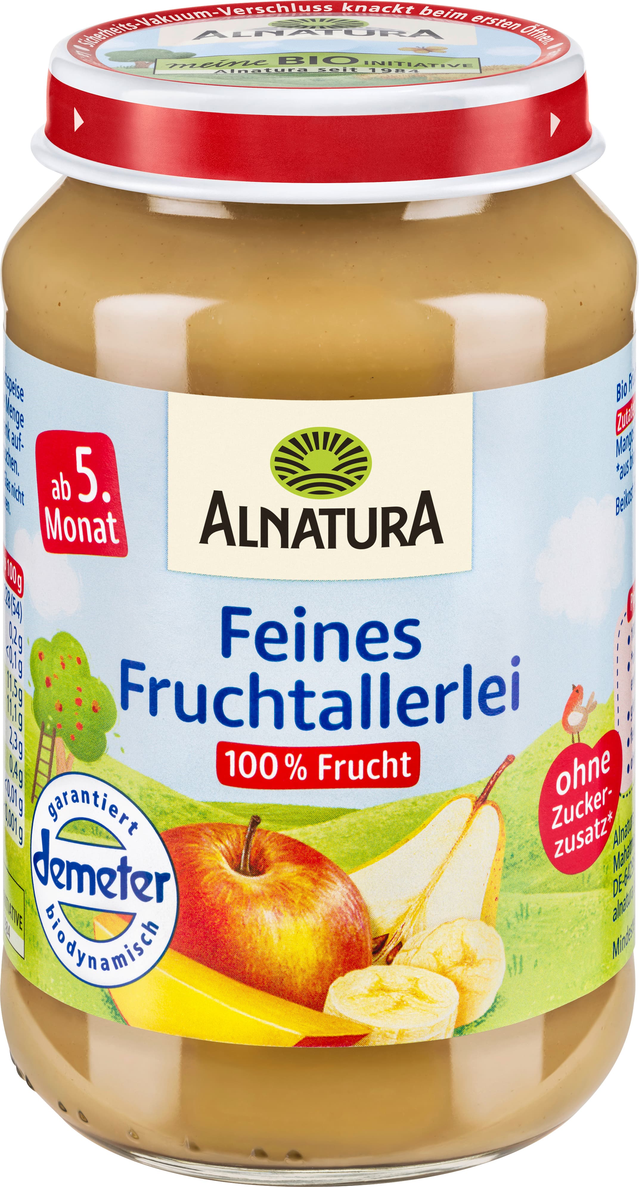 Alnatura Bio Feines Fruchtallerlei Babygläschen