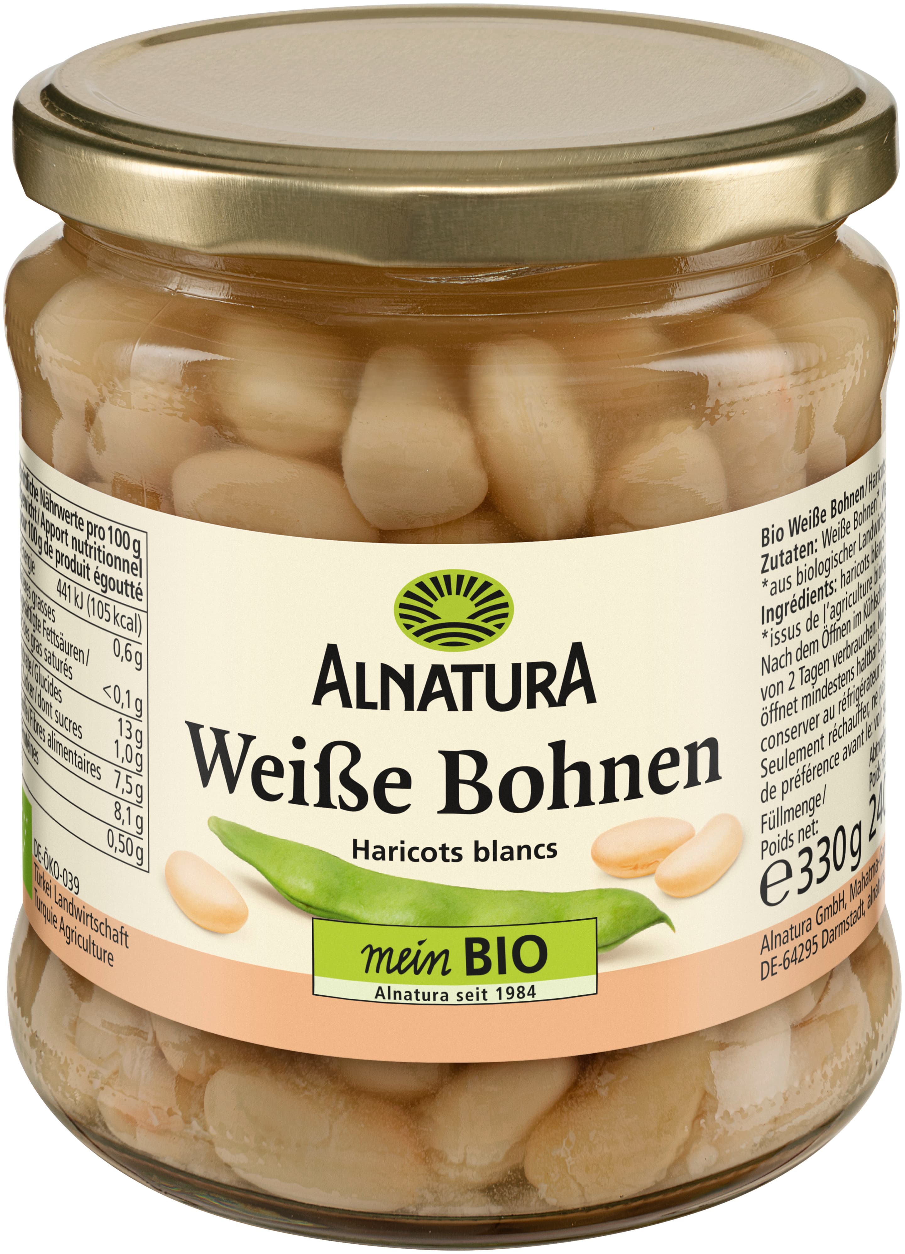 Alnatura Bio Weiße Bohnen