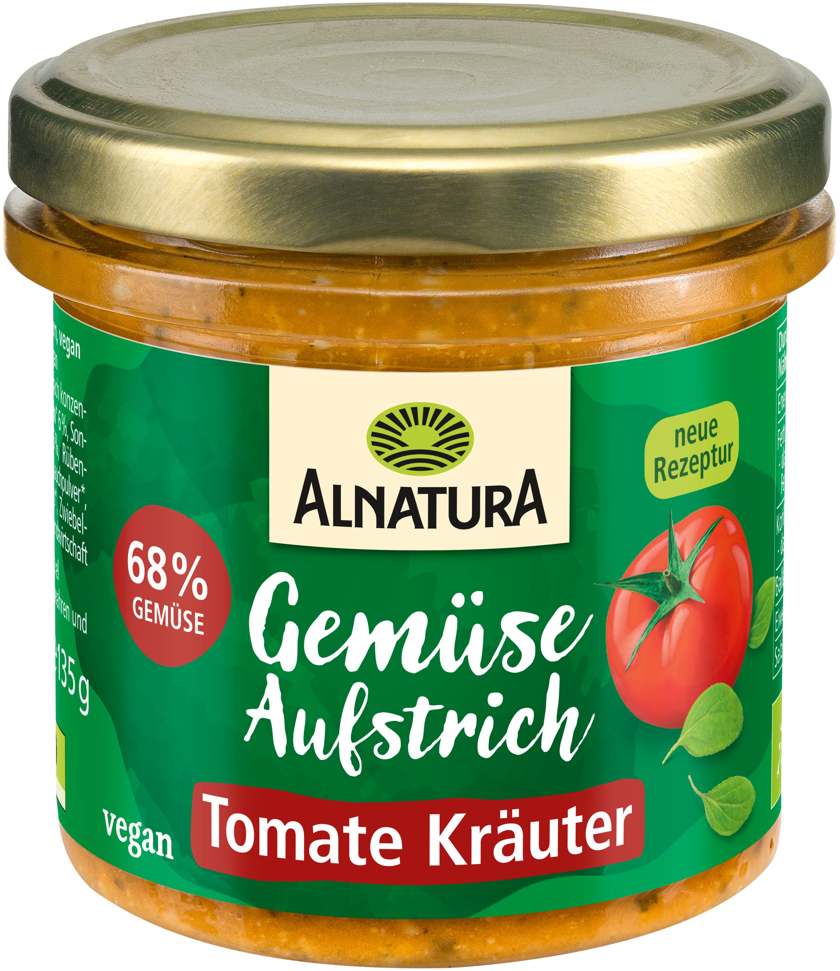 Alnatura Bio Brotaufstrich Gartengemüse: Tomate-Kräuter