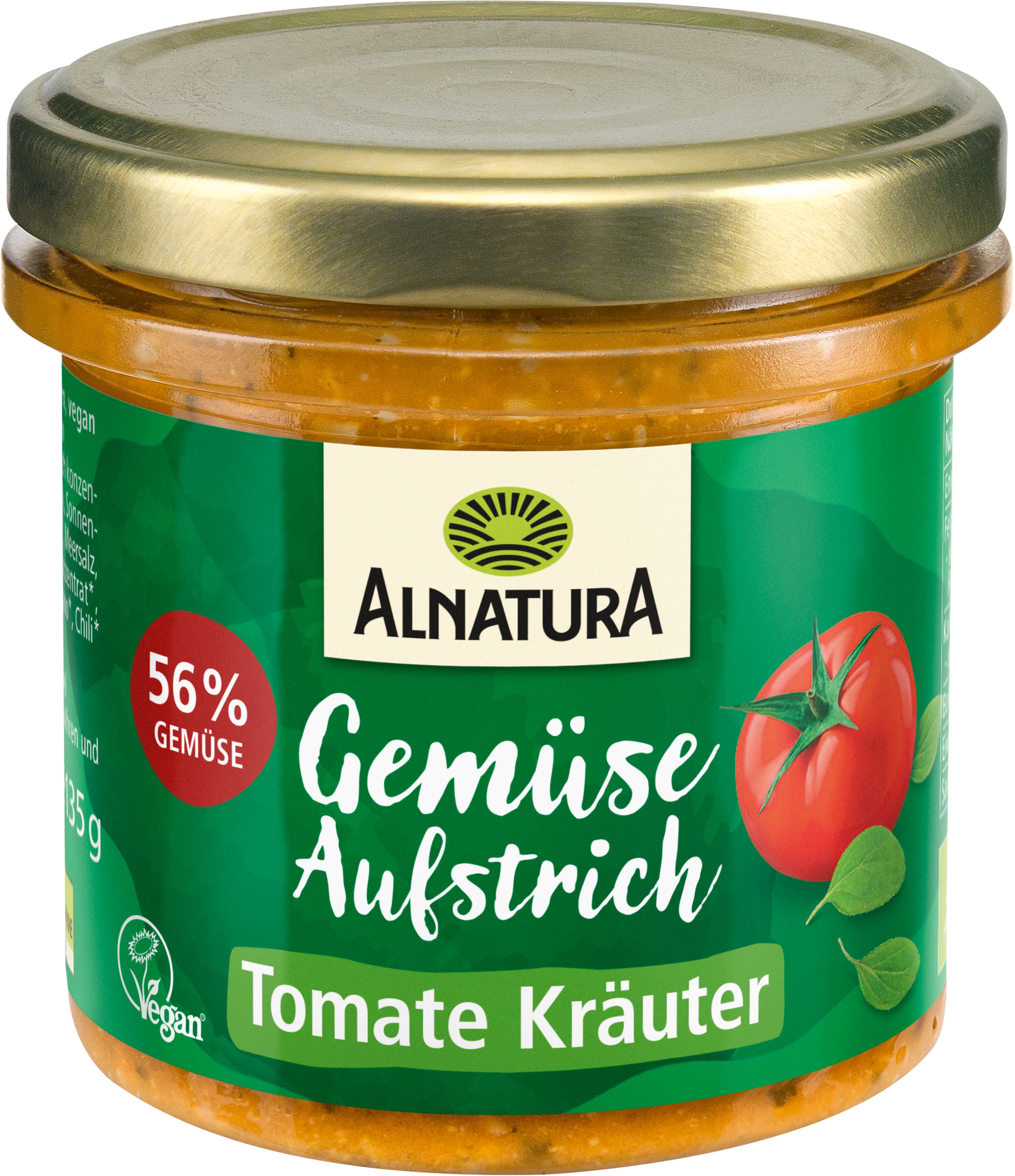 Untable de verduras orgánicas Alnatura: Tomate y hierbas