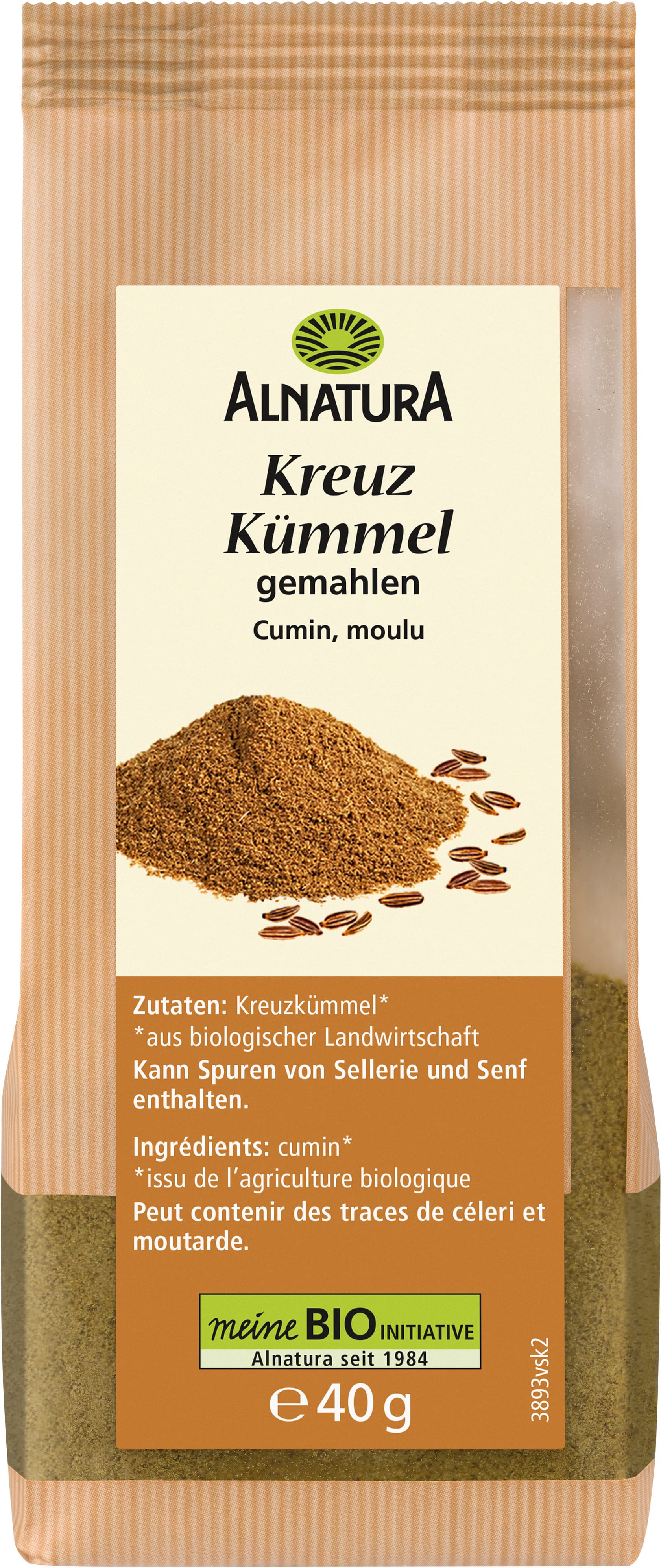 Comino molido orgánico Alnatura 40 g