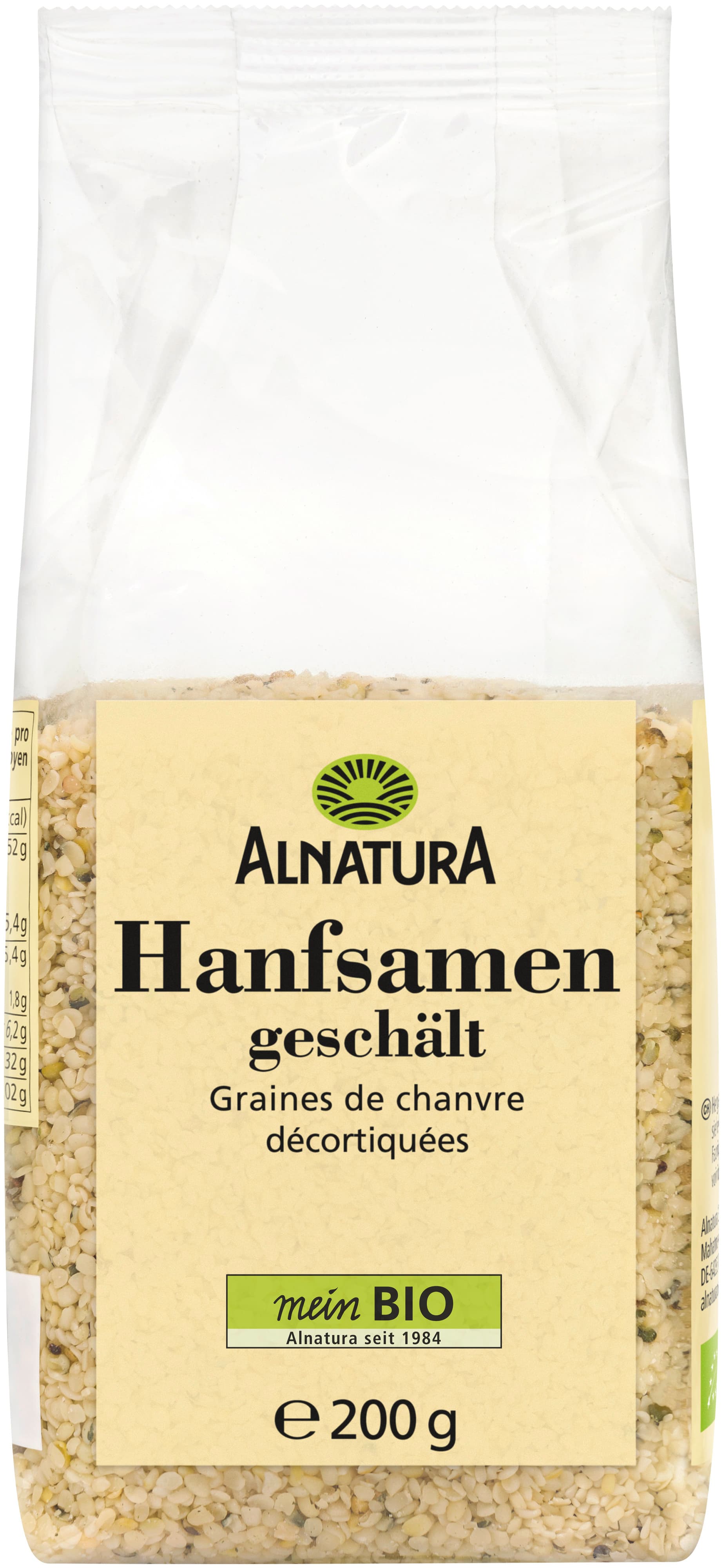 Alnatura Bio Hanfsamen geschält
