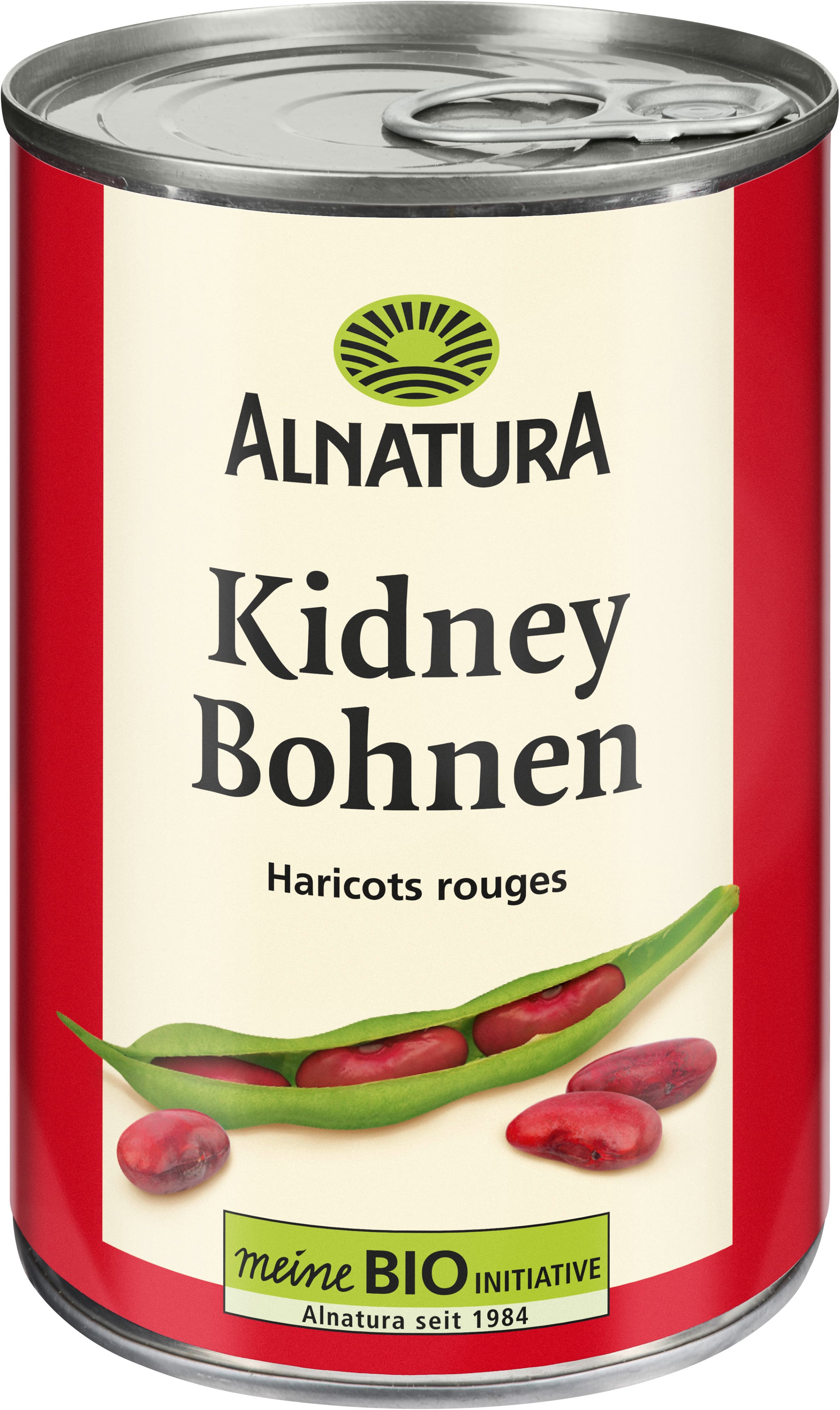 Frijoles rojos orgánicos Alnatura, Lata