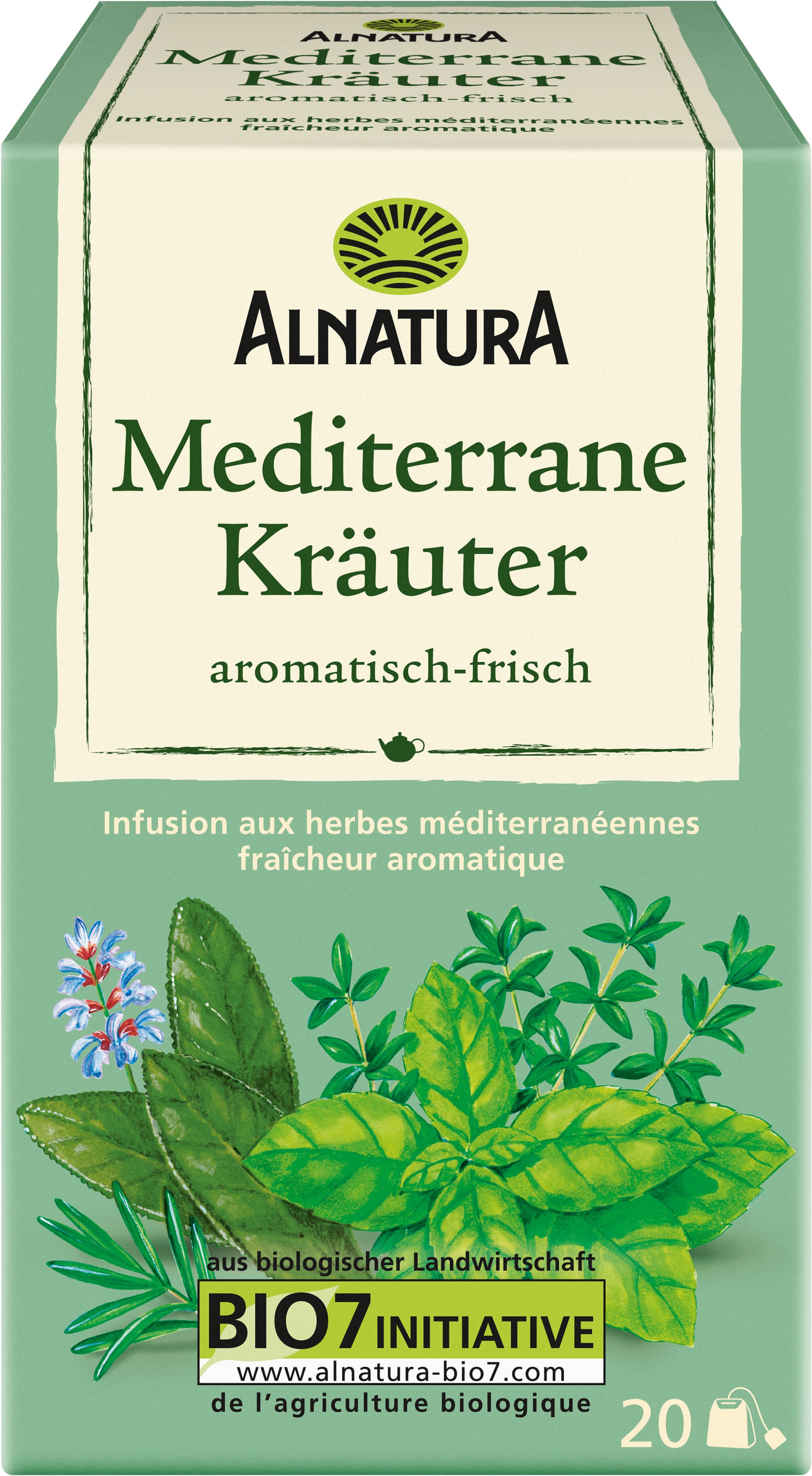 Alnatura Bio Mediterraner Kräutertee