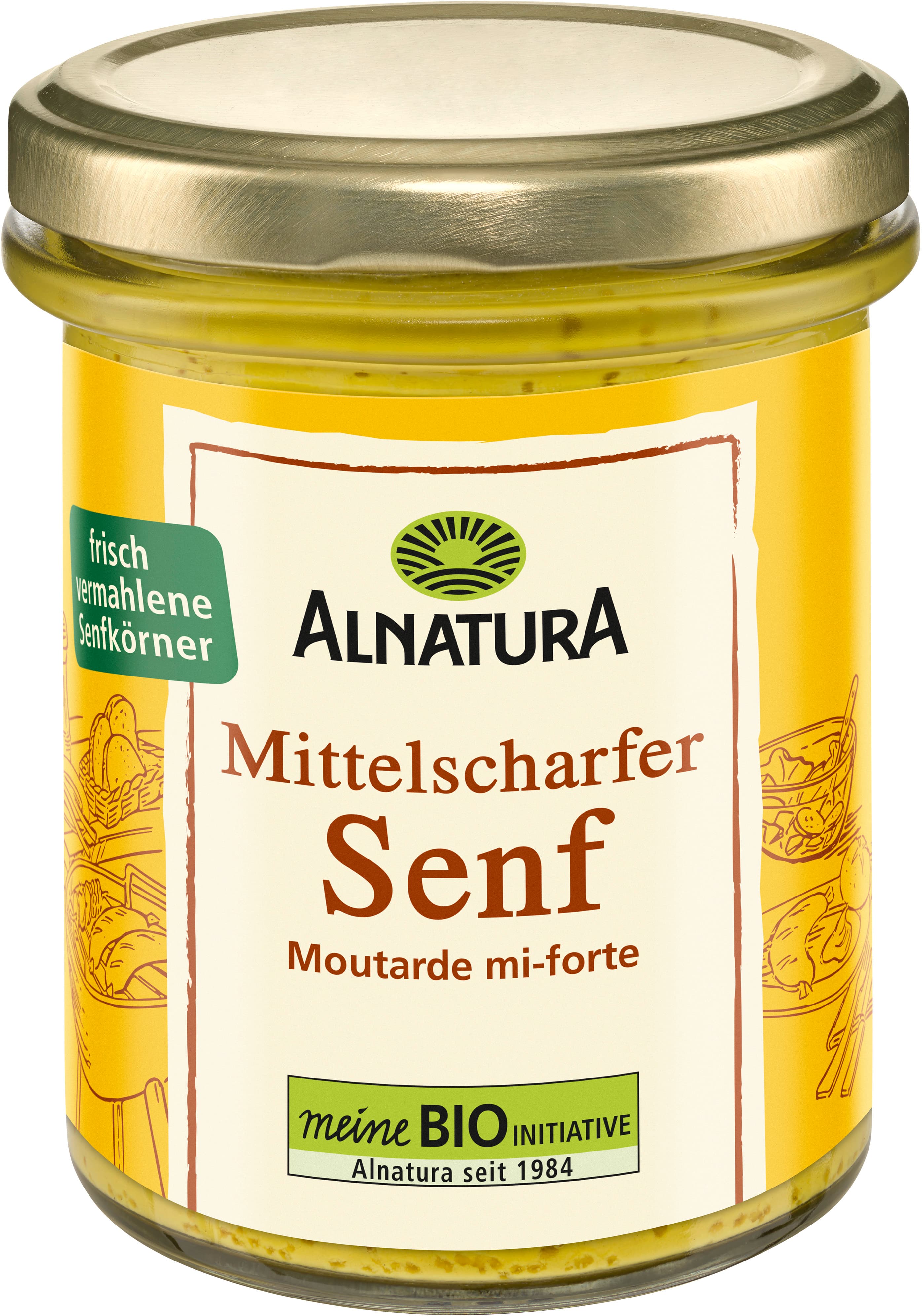 Mostaza Ecológica Medio Picante Alnatura