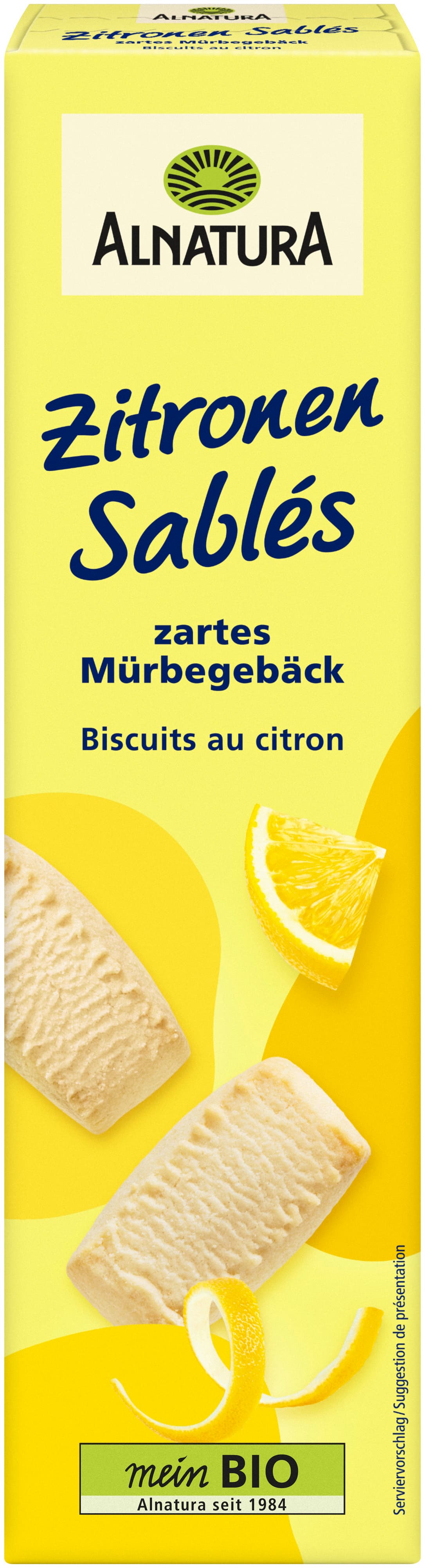 Alnatura Bio Zitronen Sablés