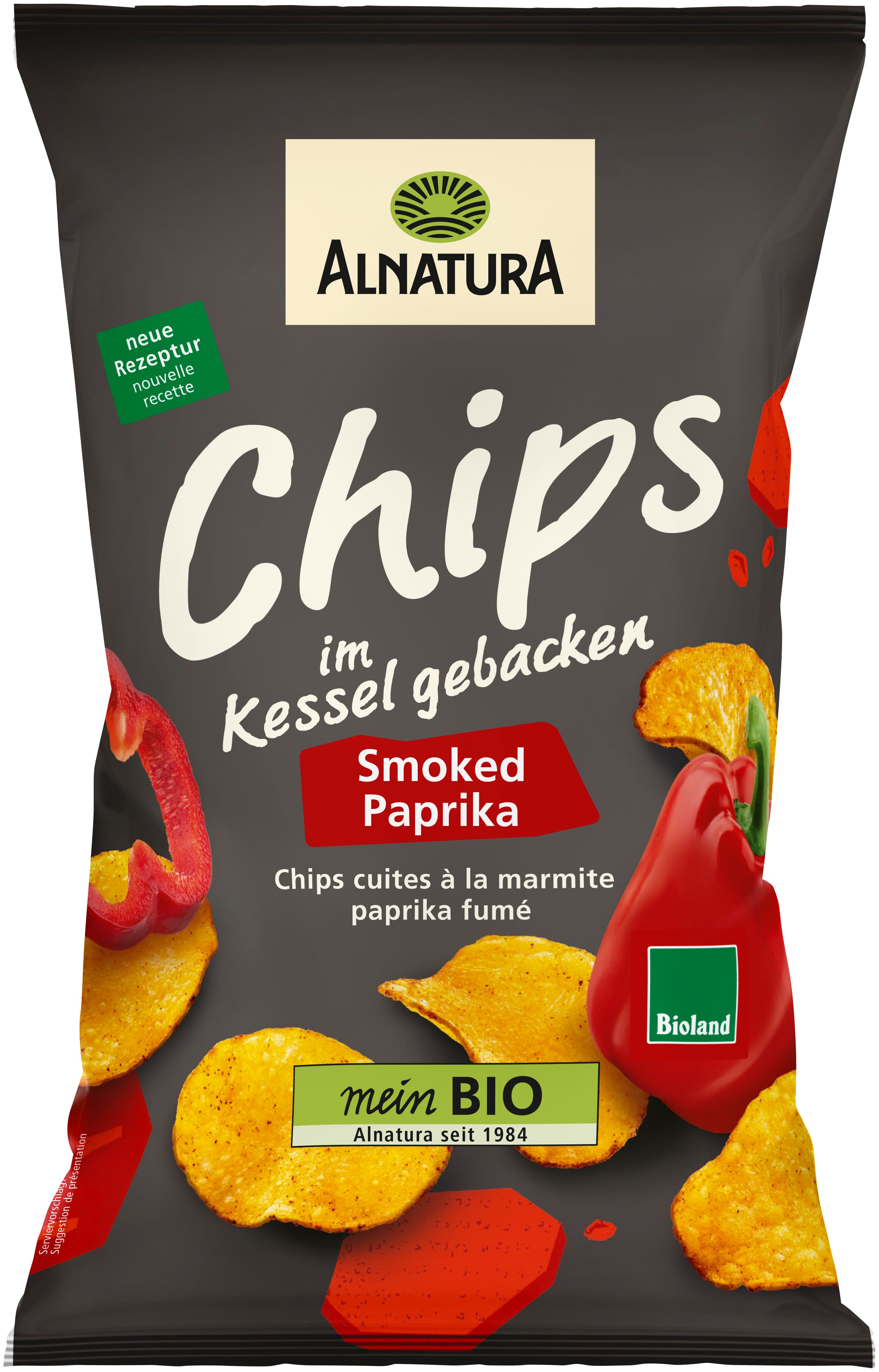 Alnatura Bioland-Chips im Kessel gebacken Smoked Paprika