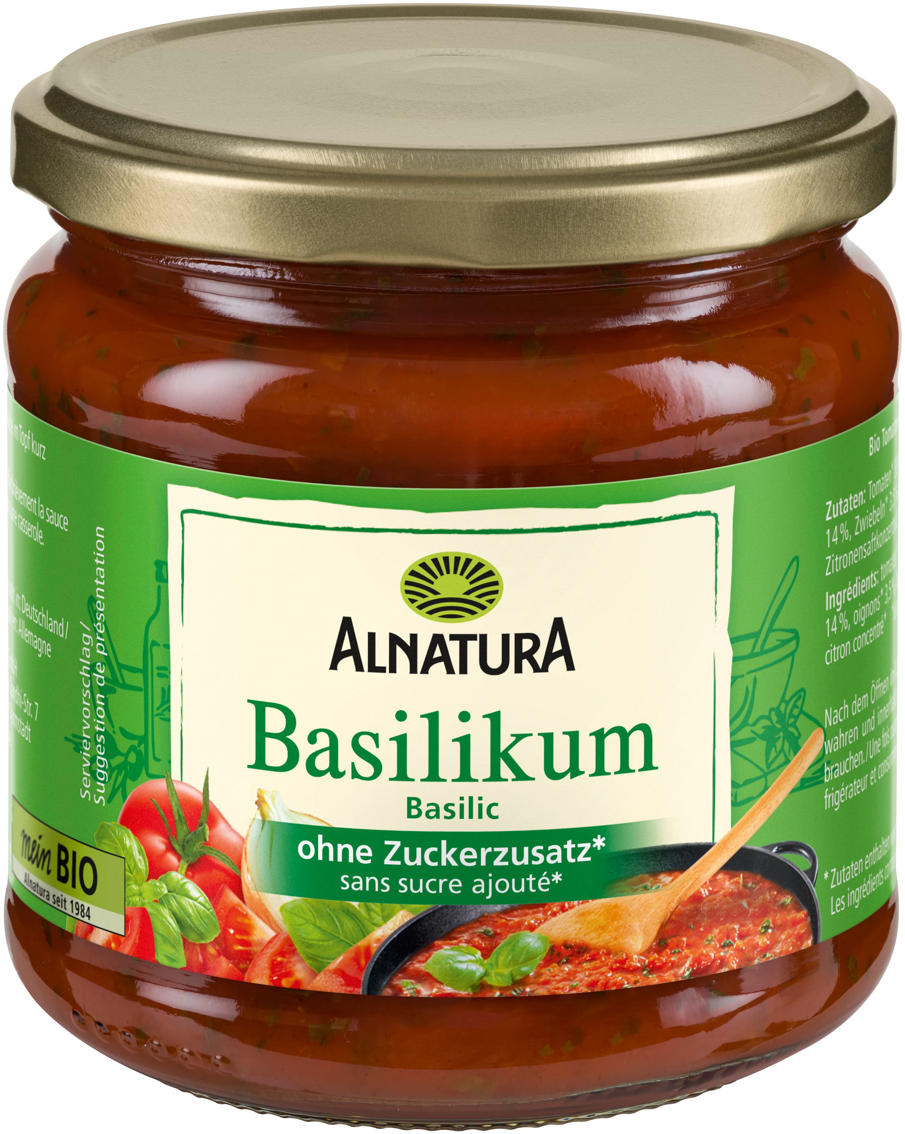 Alnatura Bio Tomatensauce Basilikum