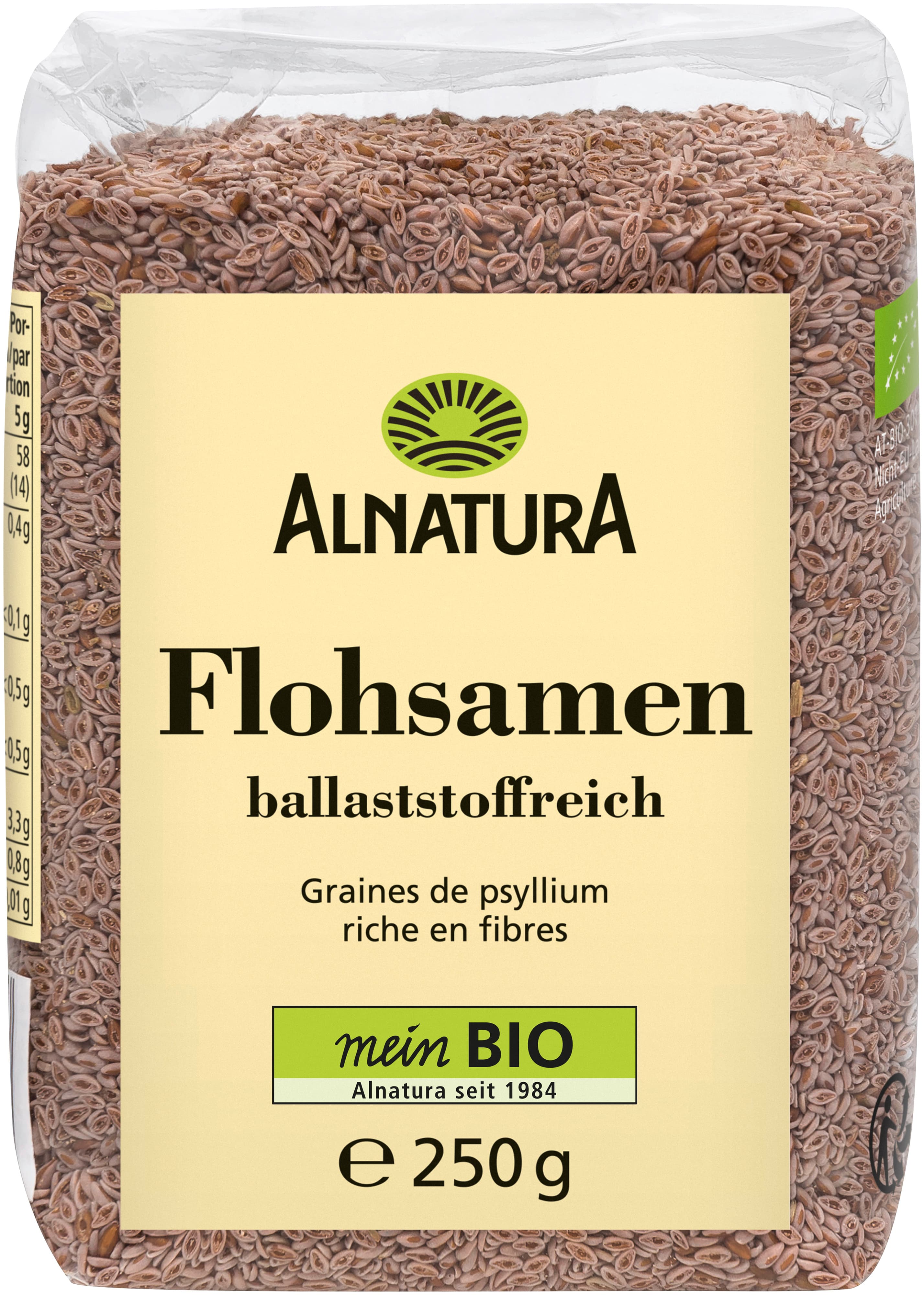 Semillas de psyllium orgánicas Alnatura