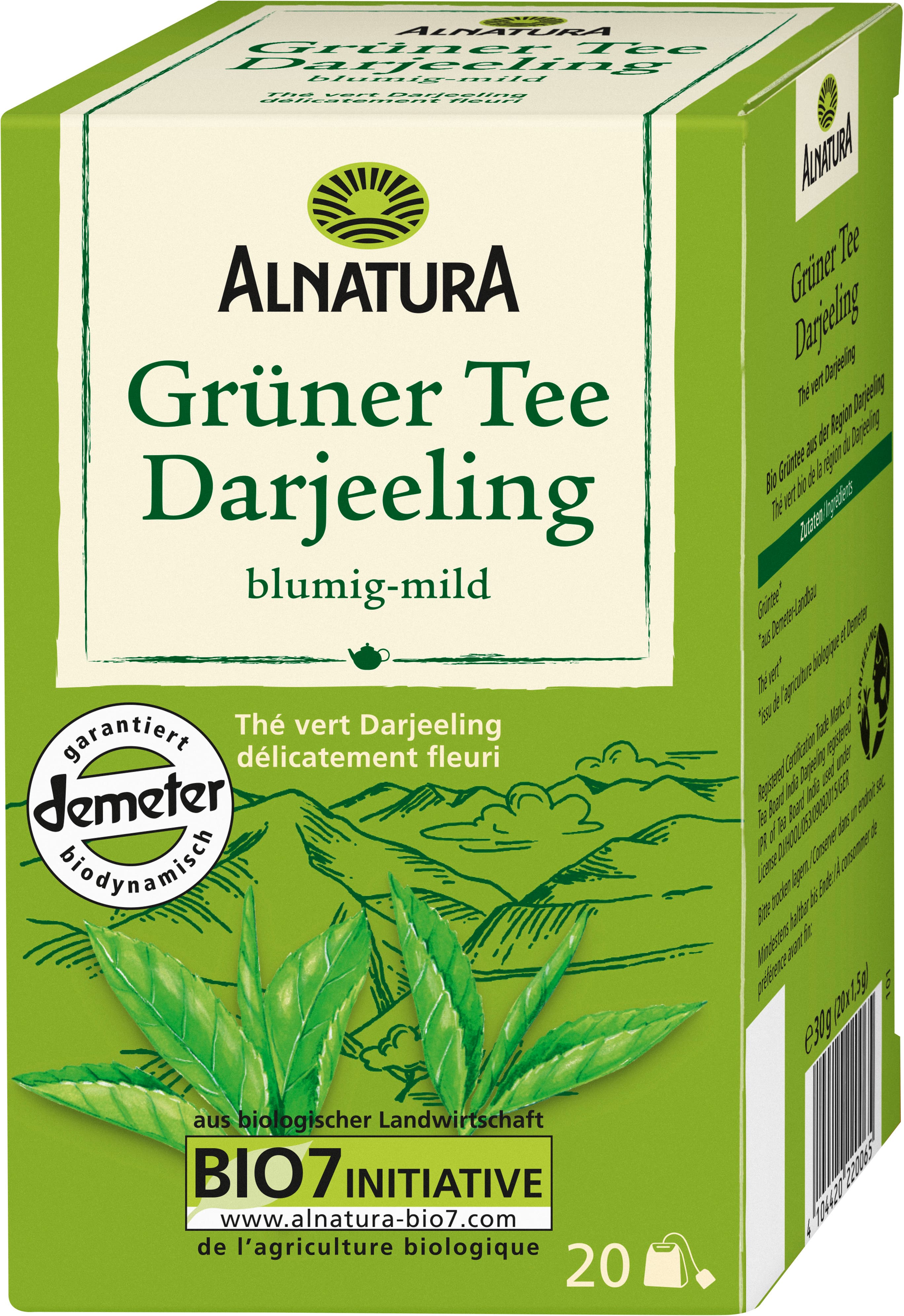 Alnatura Bio Grüner Tee Darjeeling