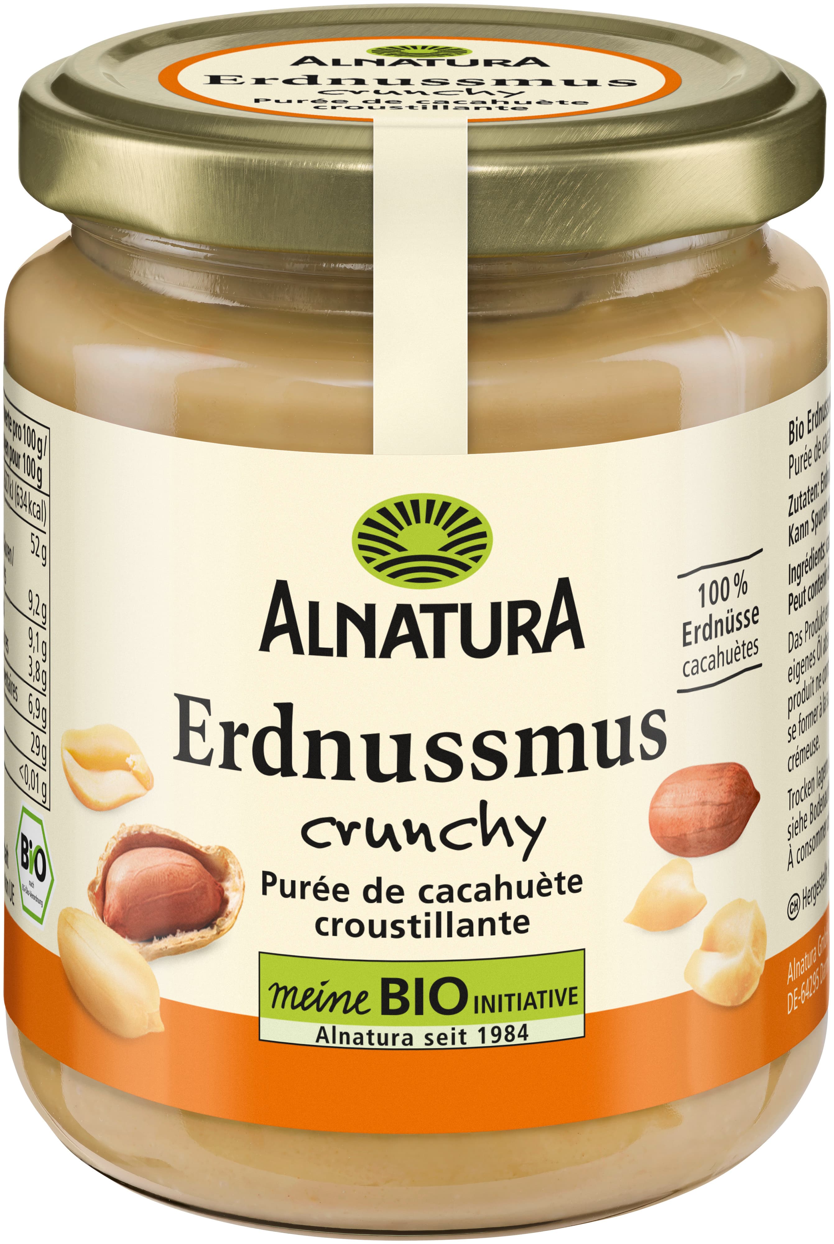 Alnatura Bio Erdnussmus crunchy