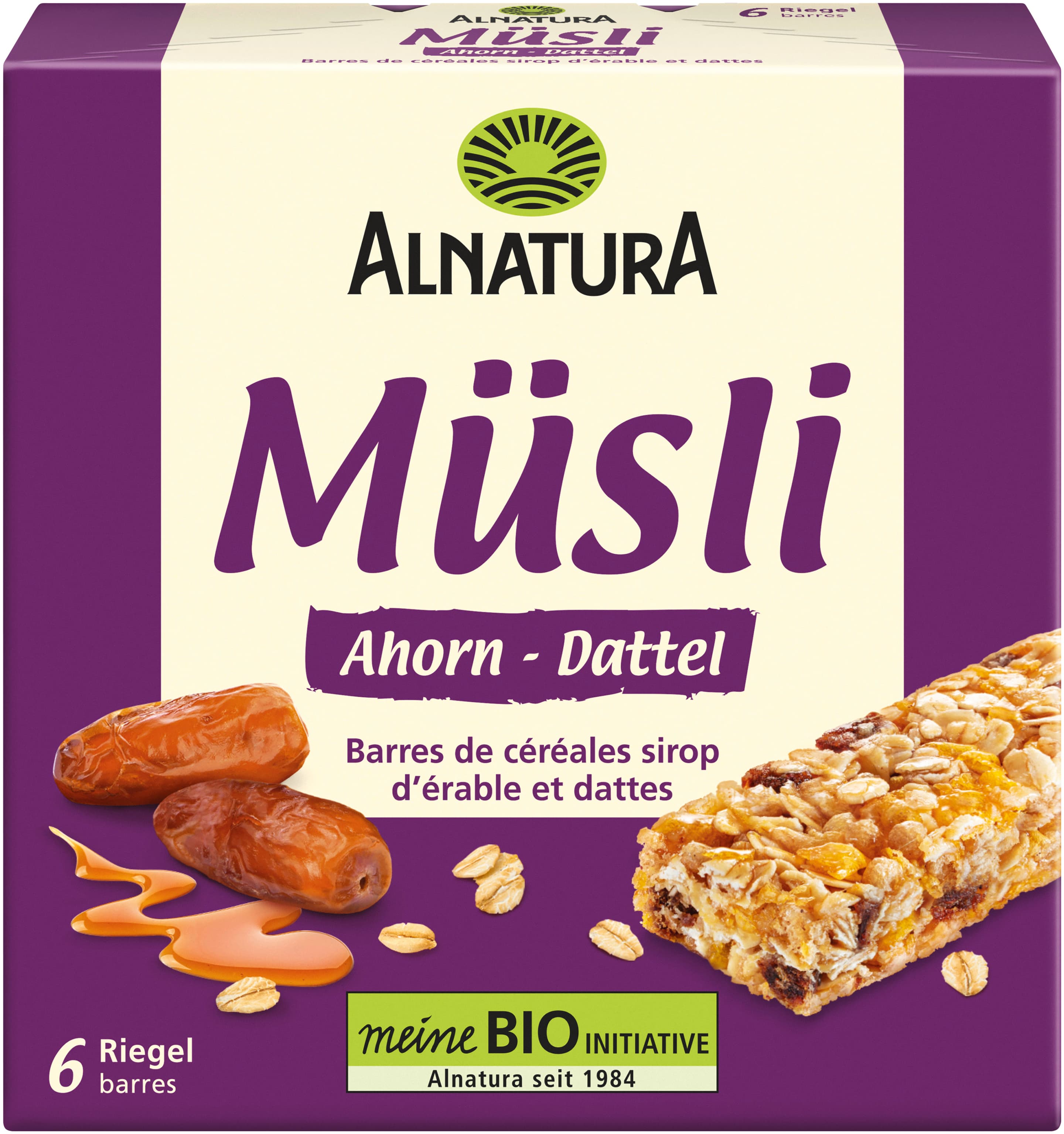 Alnatura Bio Müsliriegel Ahorn-Dattel