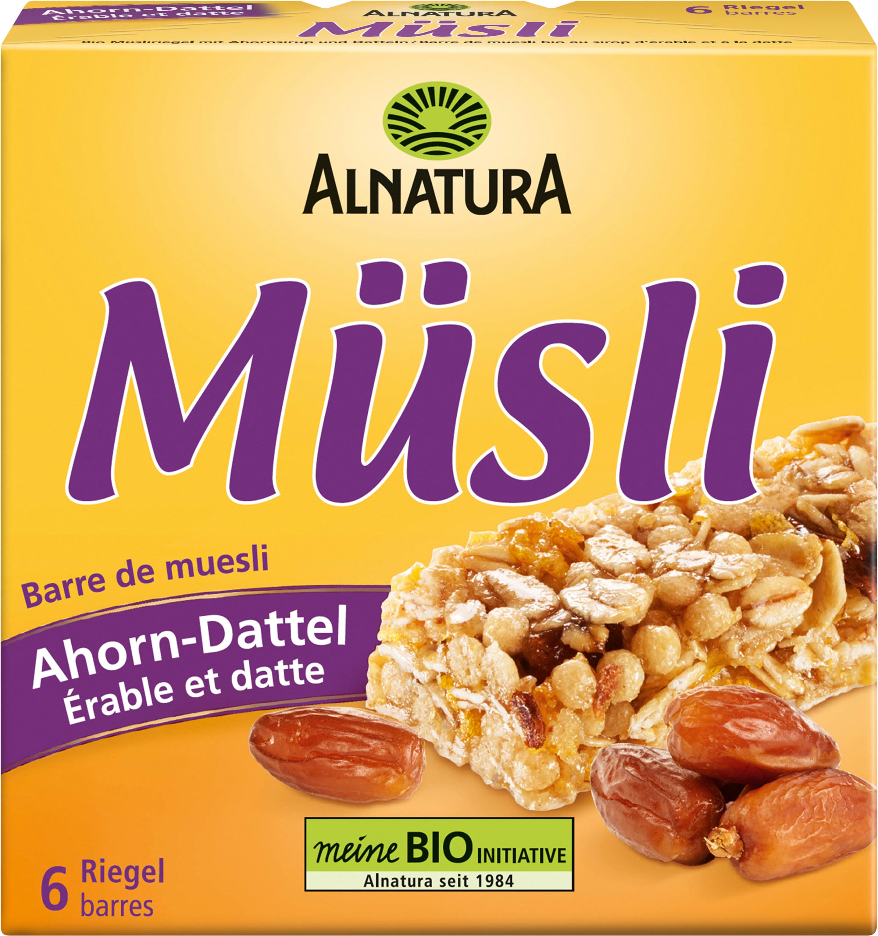 Alnatura Bio Müsliriegel Ahorn-Dattel