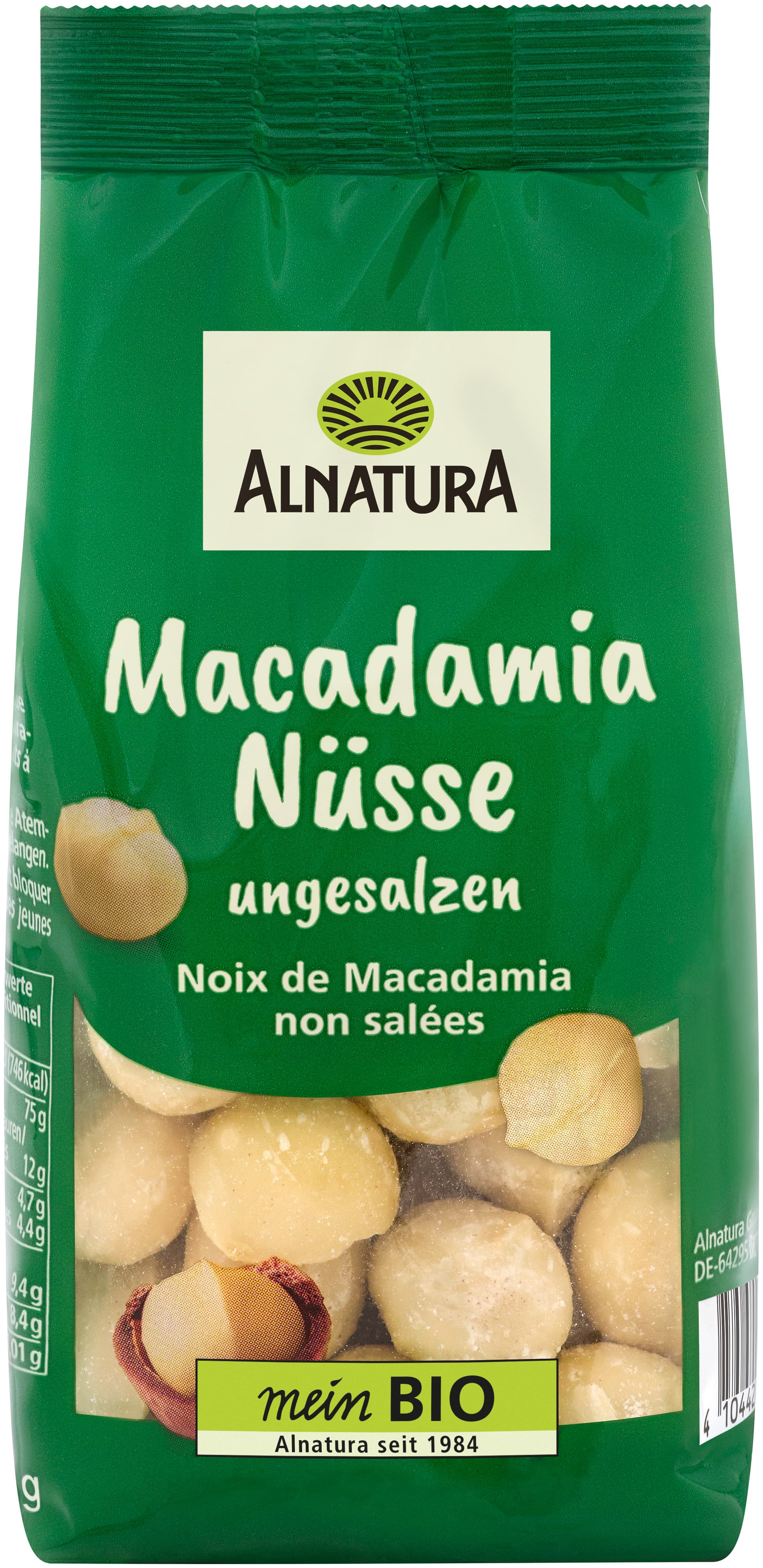 Alnatura Bio Macadamianüsse
