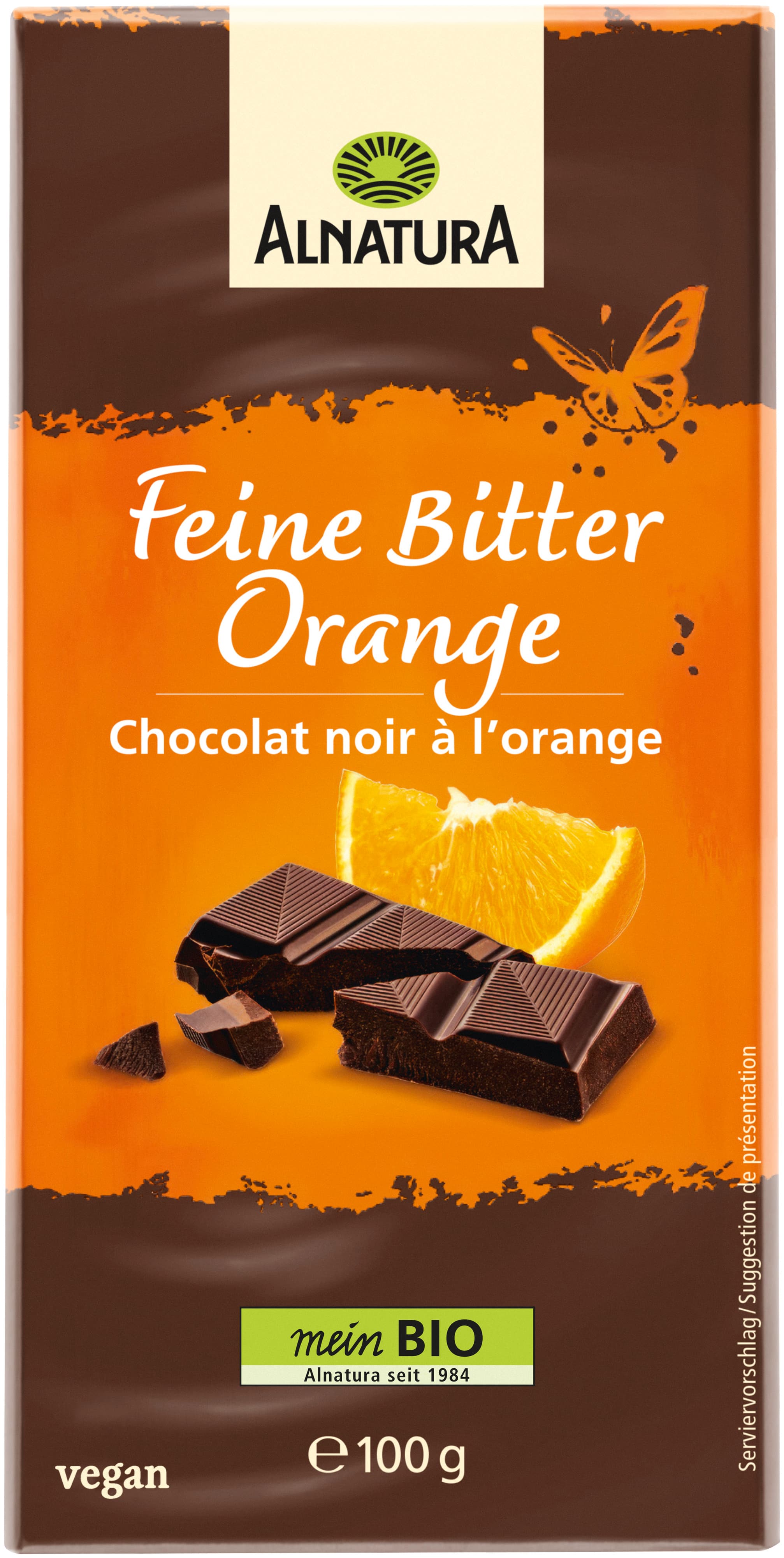 Alnatura Bio Feine Bitterschokolade Orange