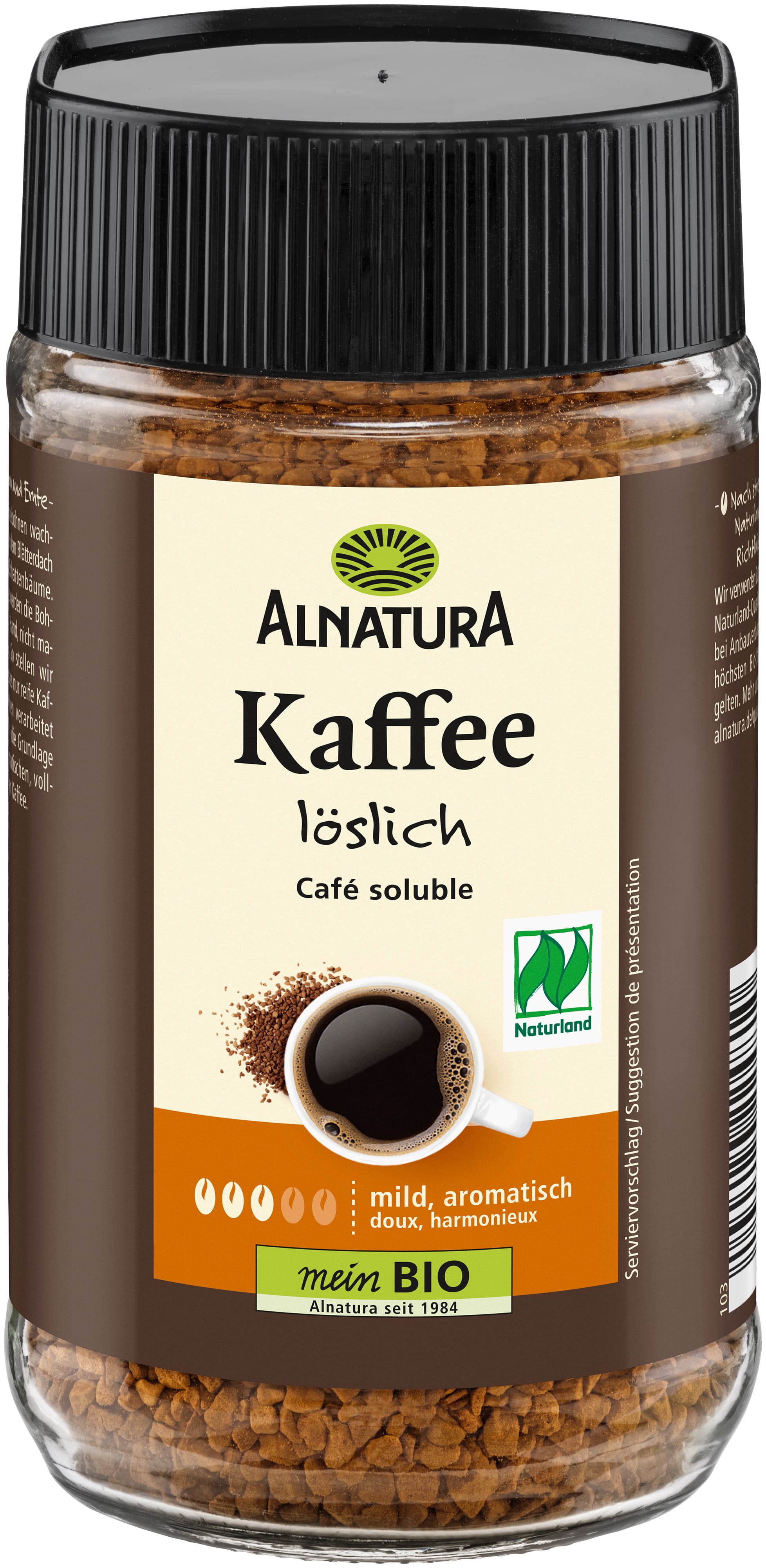 Cafés instantáneo orgánico Alnatura
