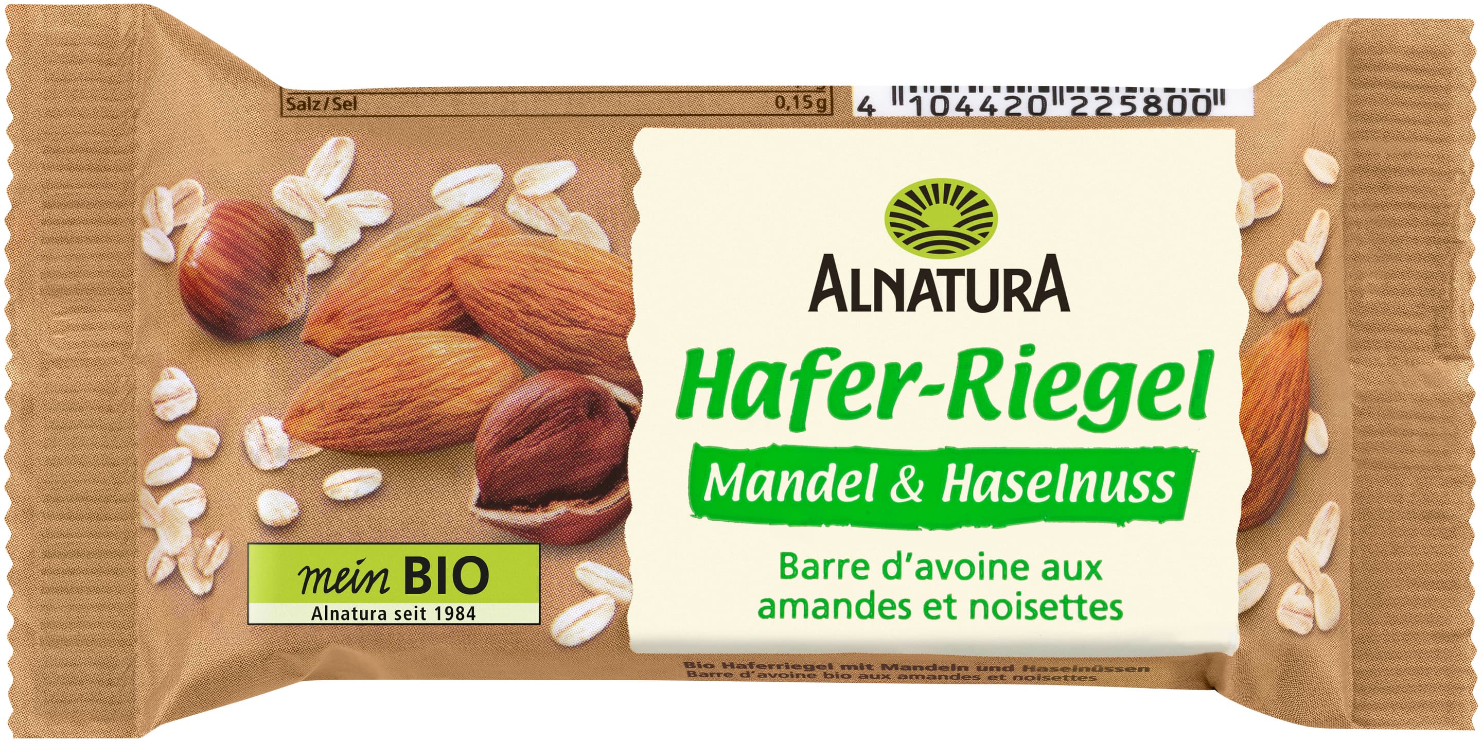 Alnatura Bio Hafer Riegel Mandel + Haselnuss