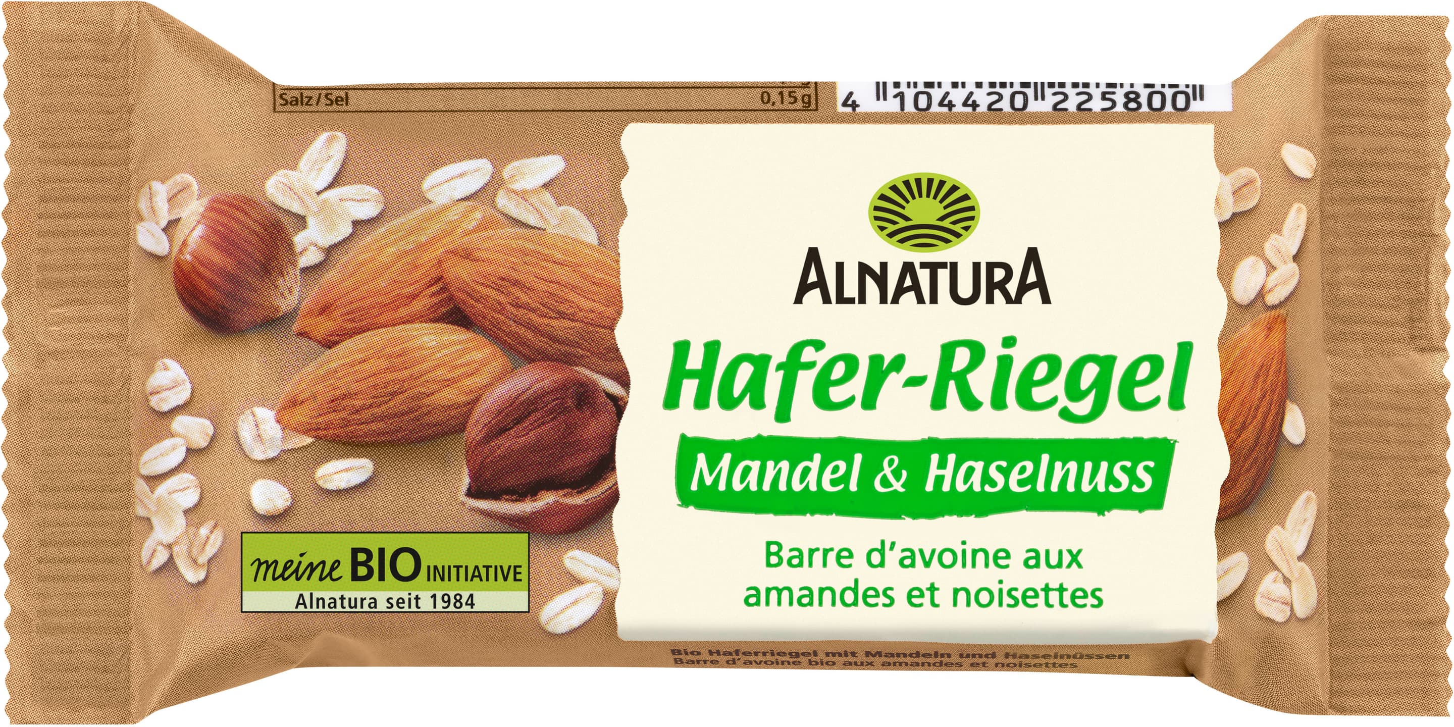 Alnatura Bio Hafer Riegel Mandel + Haselnuss