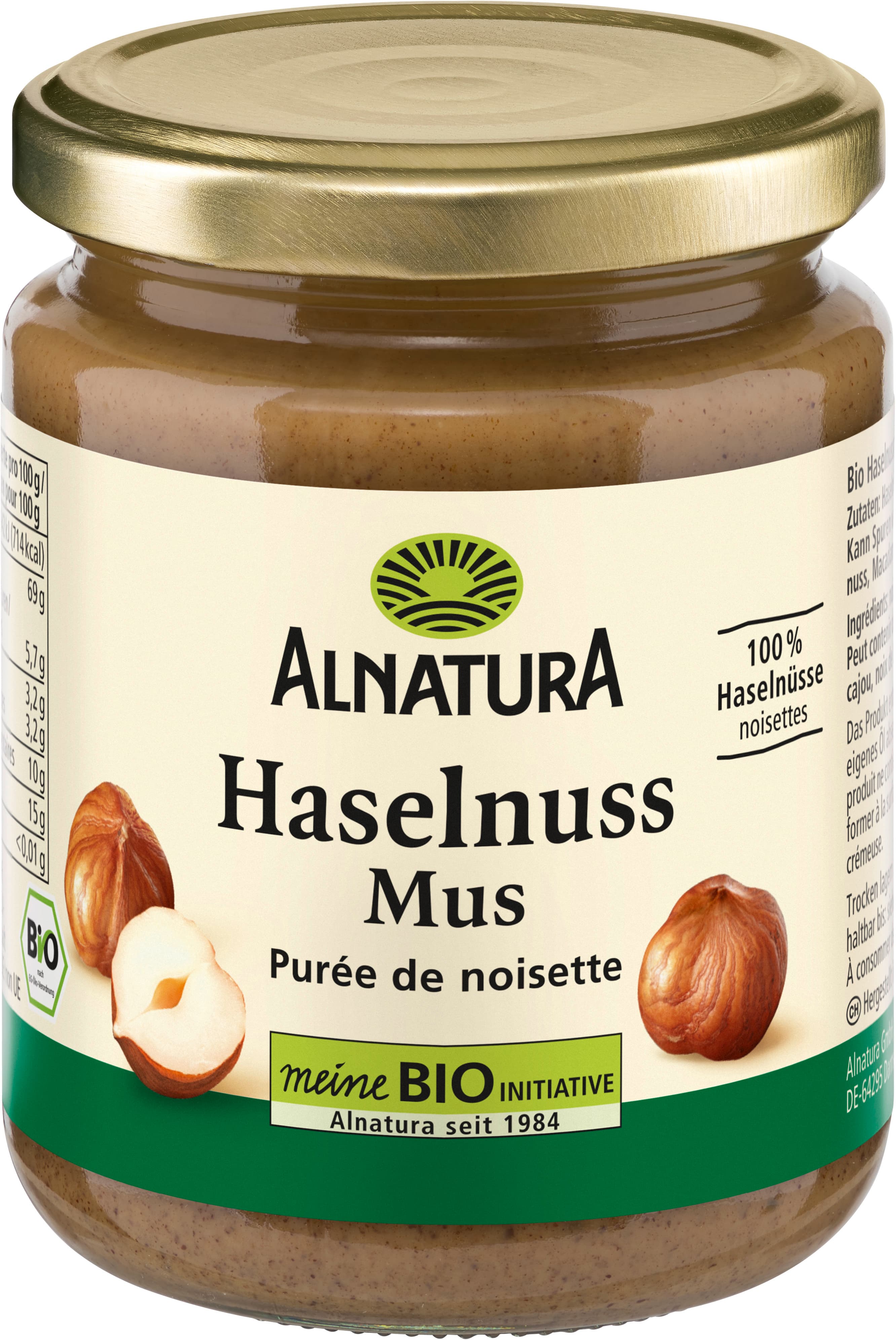 Mantequilla de Avellanas Bio Alnatura