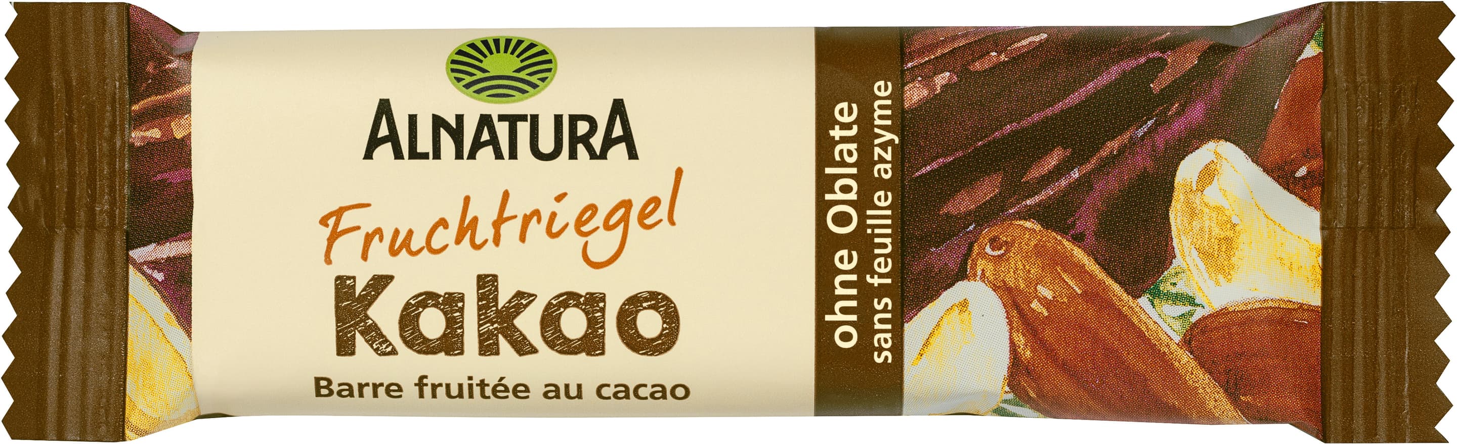Barra de fruta y cacao orgánico Alnatura