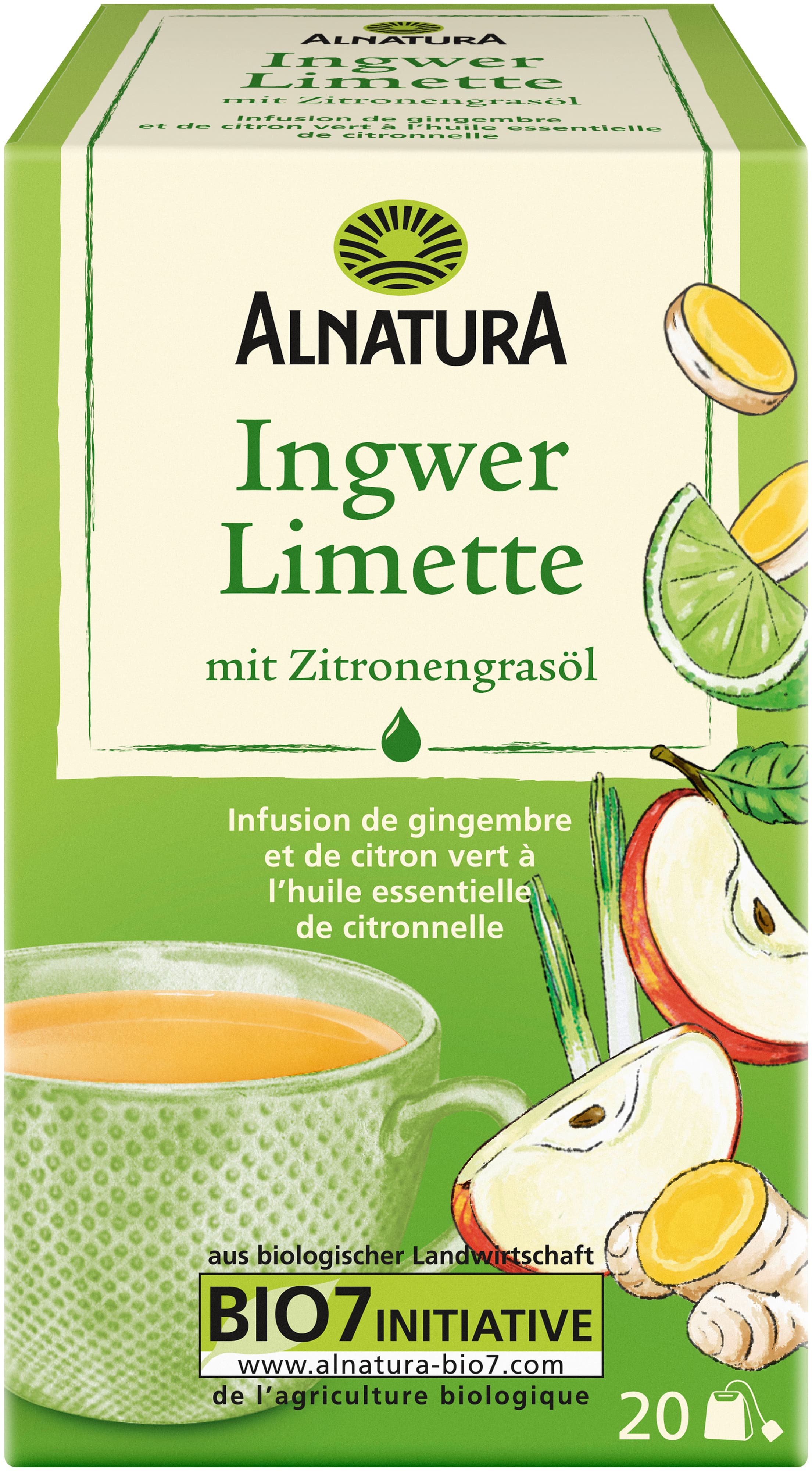 Alnatura Bio Ingwer Limette Tee