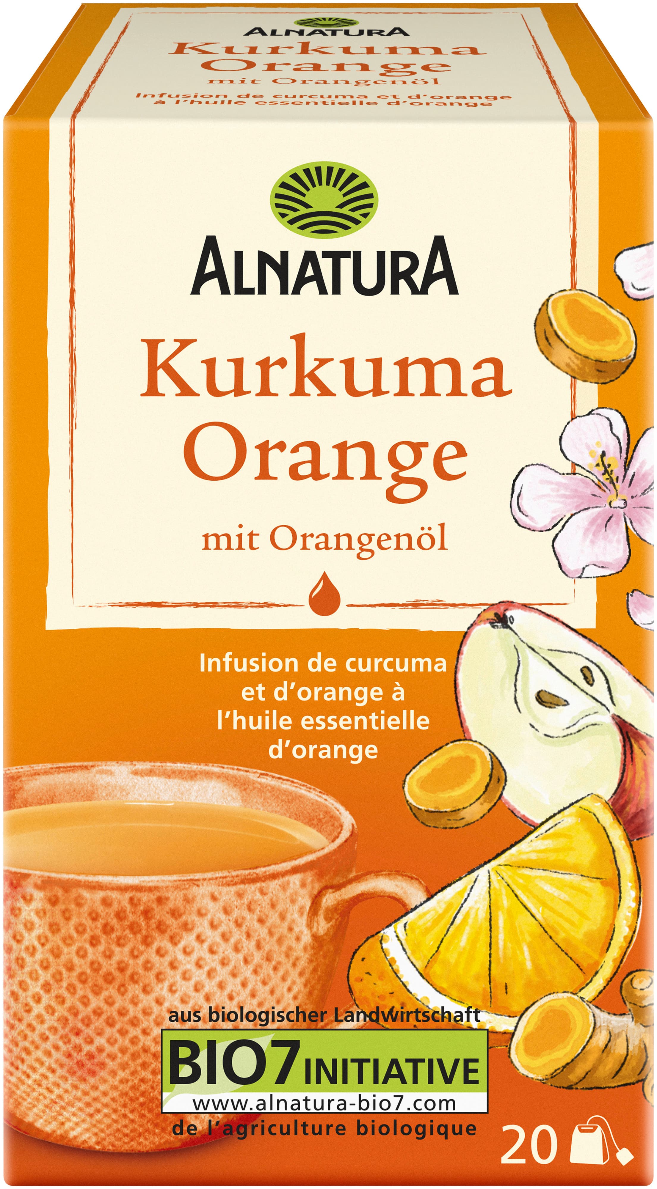 Alnatura Bio Kurkuma Orange Tee