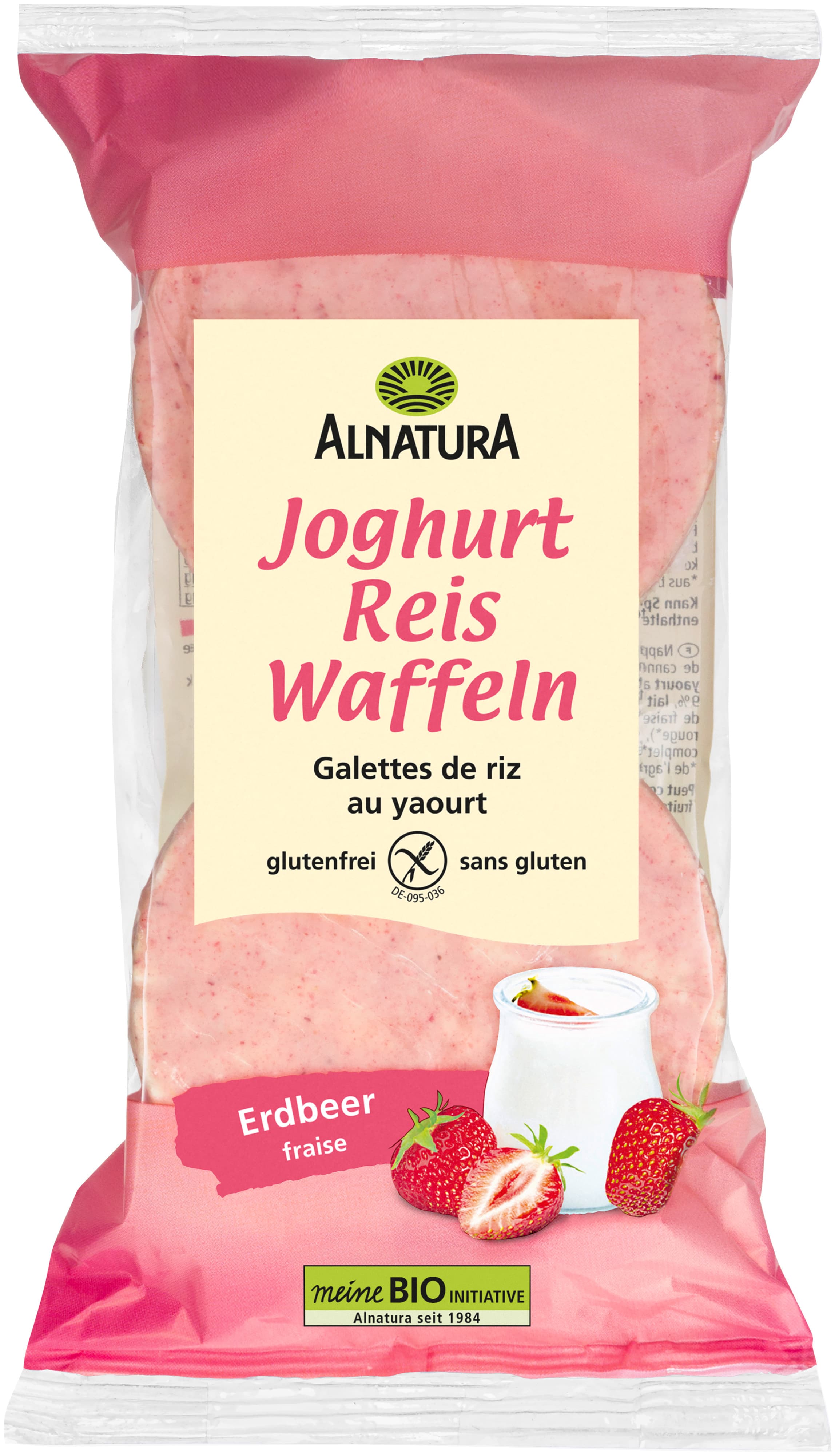 Alnatura Bio Reiswaffeln Joghurt Erdbeer