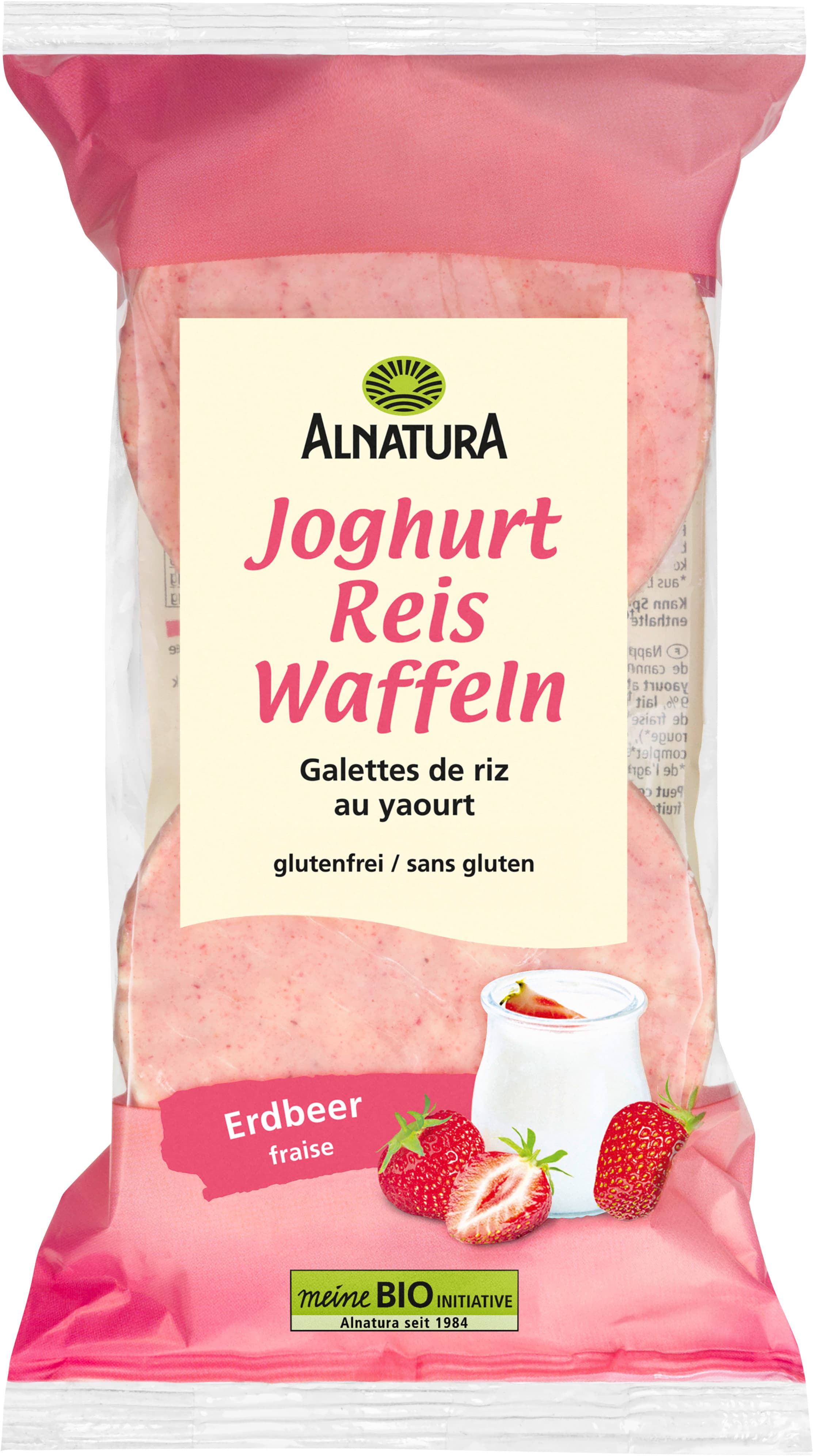 Alnatura Bio Reiswaffeln Joghurt Erdbeer