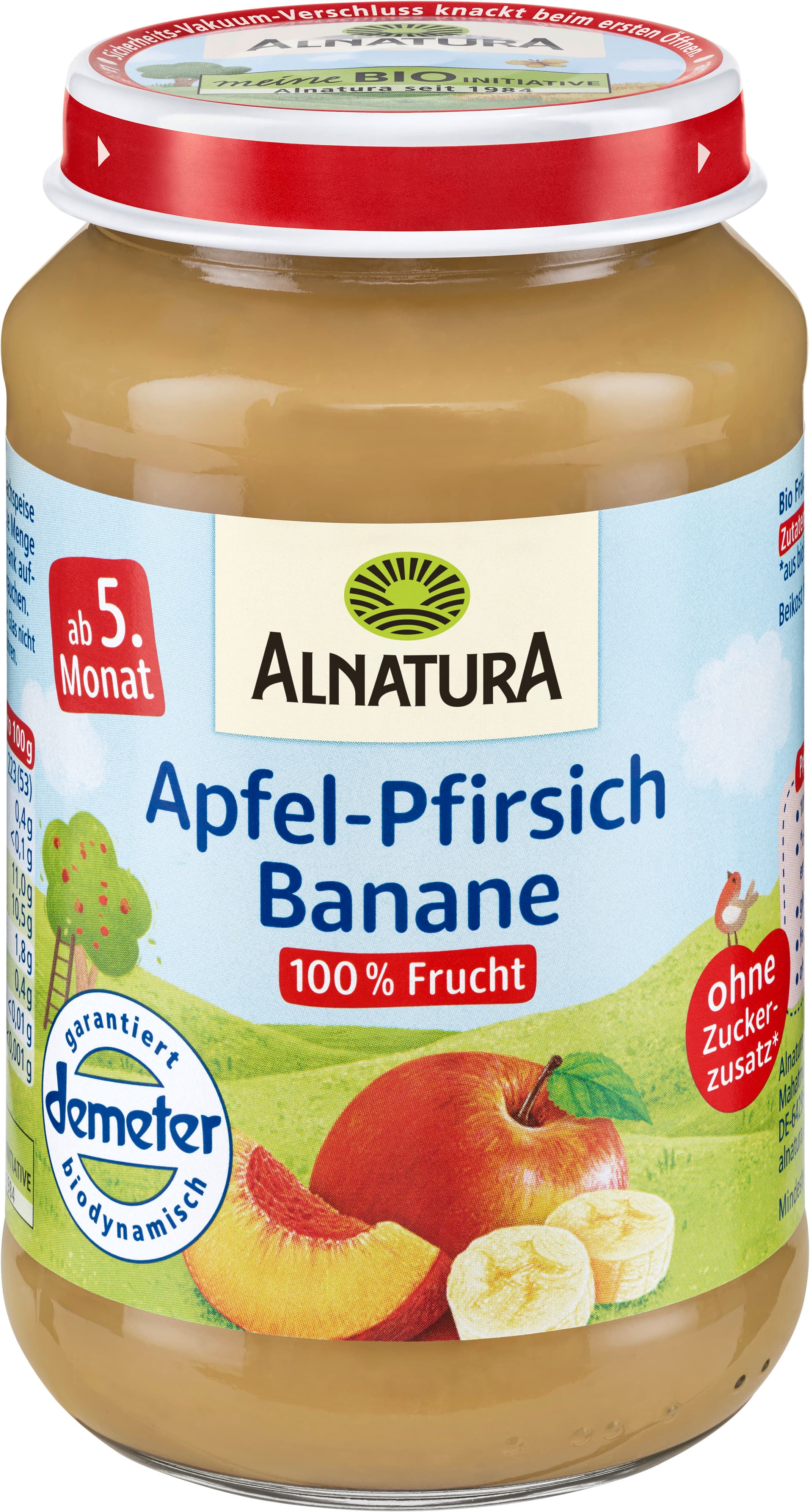 Alnatura Bio Babybrei Apfel-Pfirsich-Banane