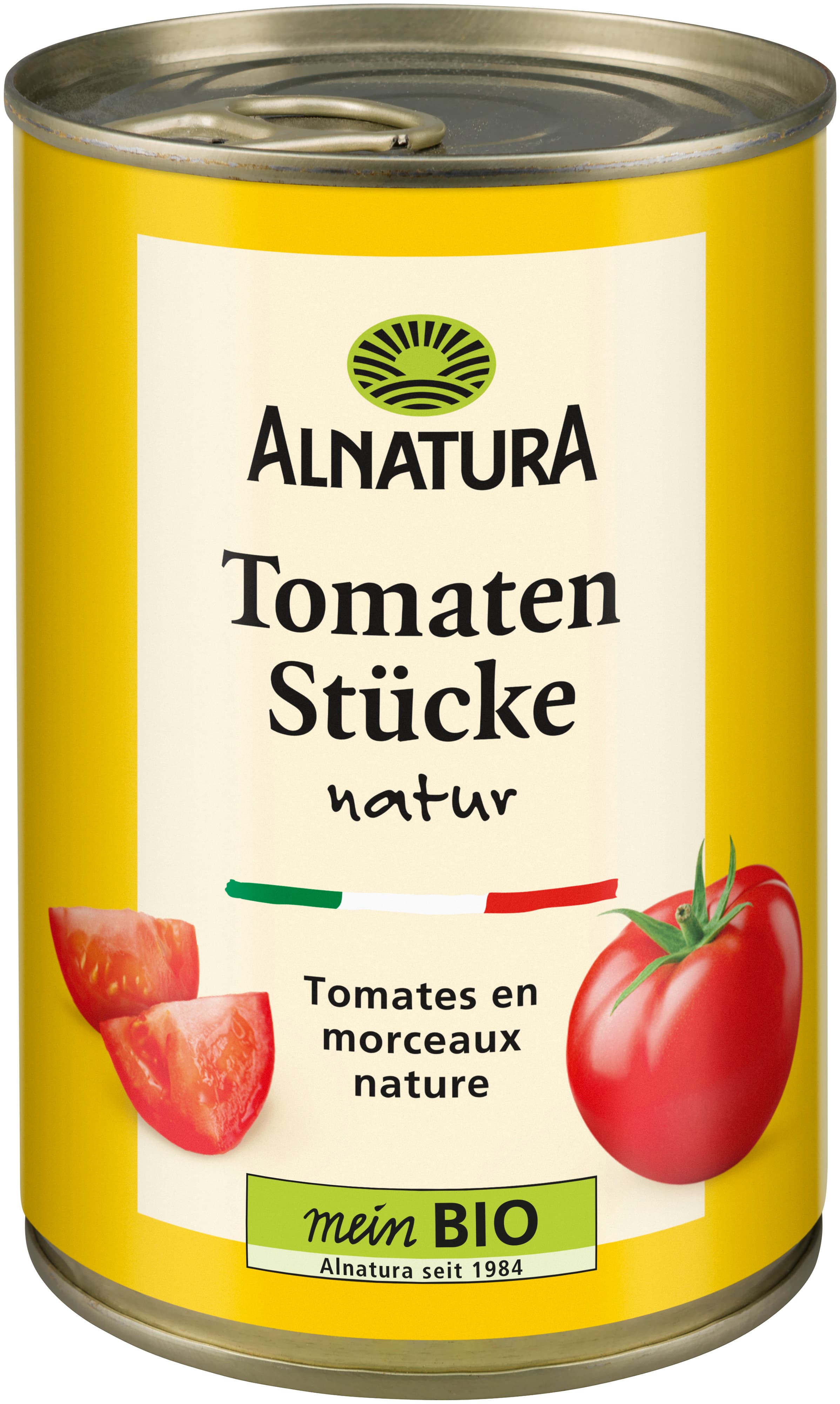 Alnatura Bio Tomatenstücke Natur, Dose