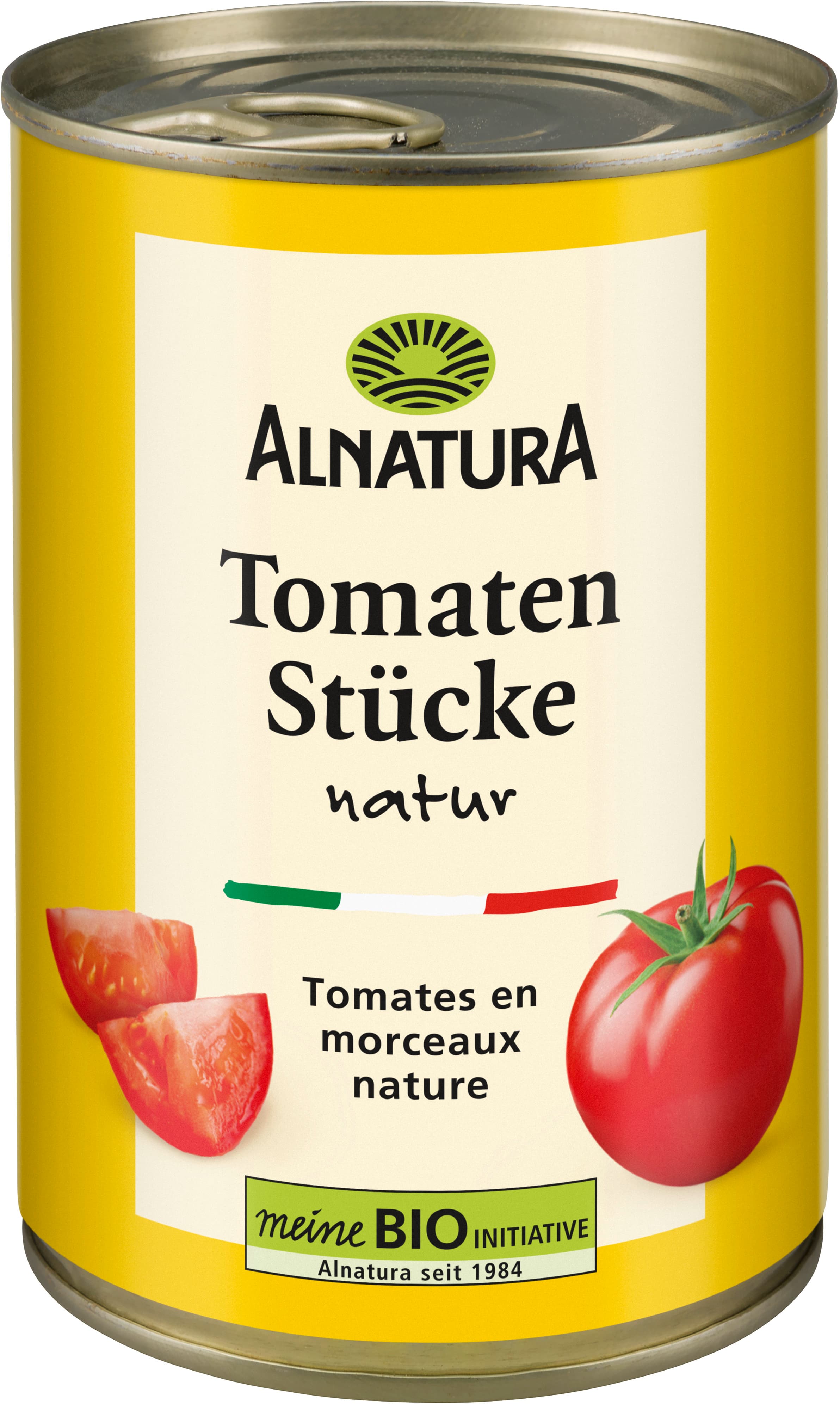 Alnatura Bio Tomatenstücke Natur, Dose