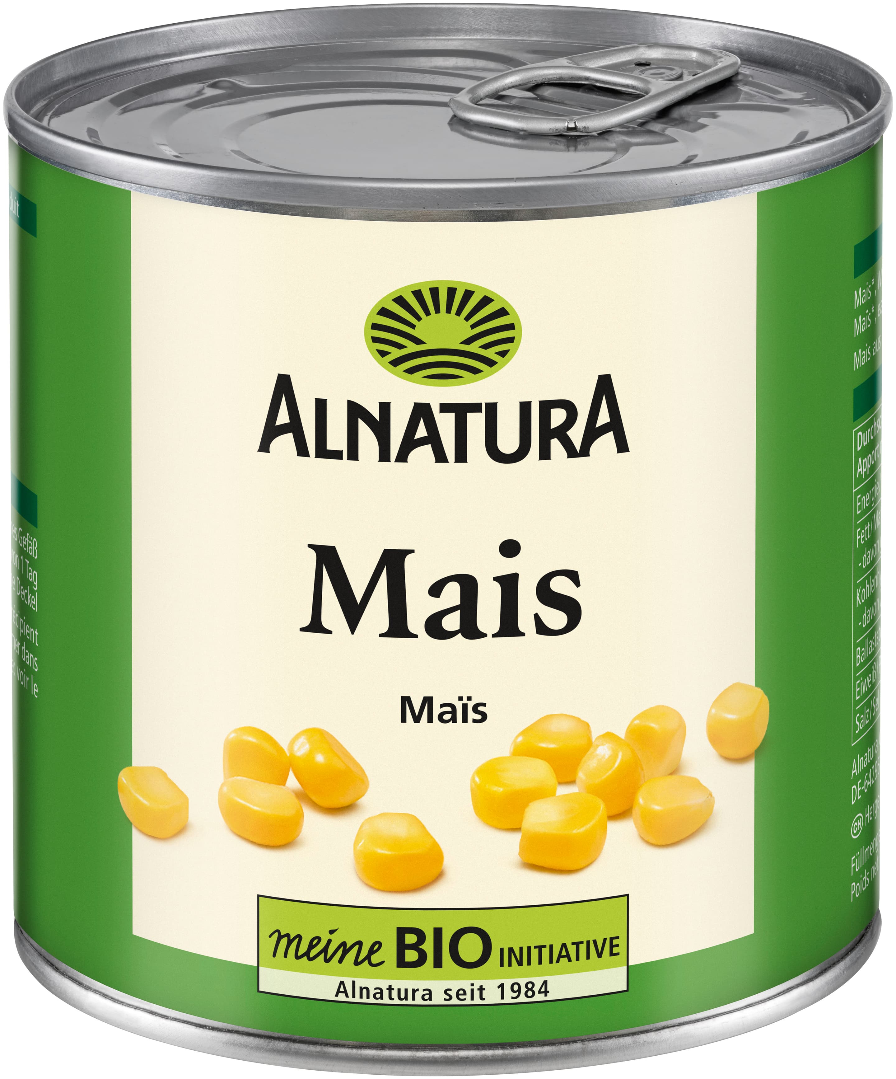 Maíz orgánico Alnatura