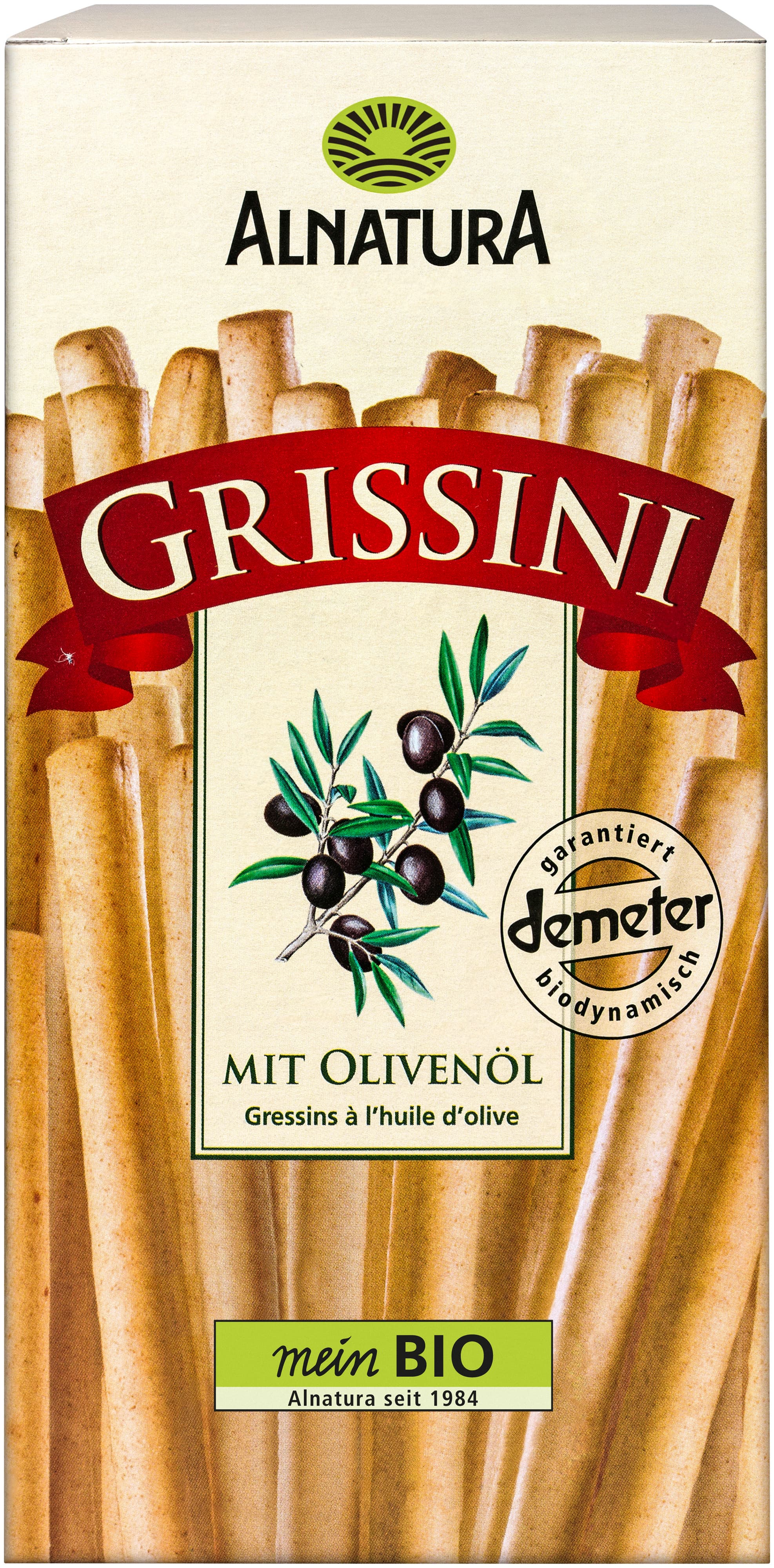 Alnatura Bio Grissini Olivenöl