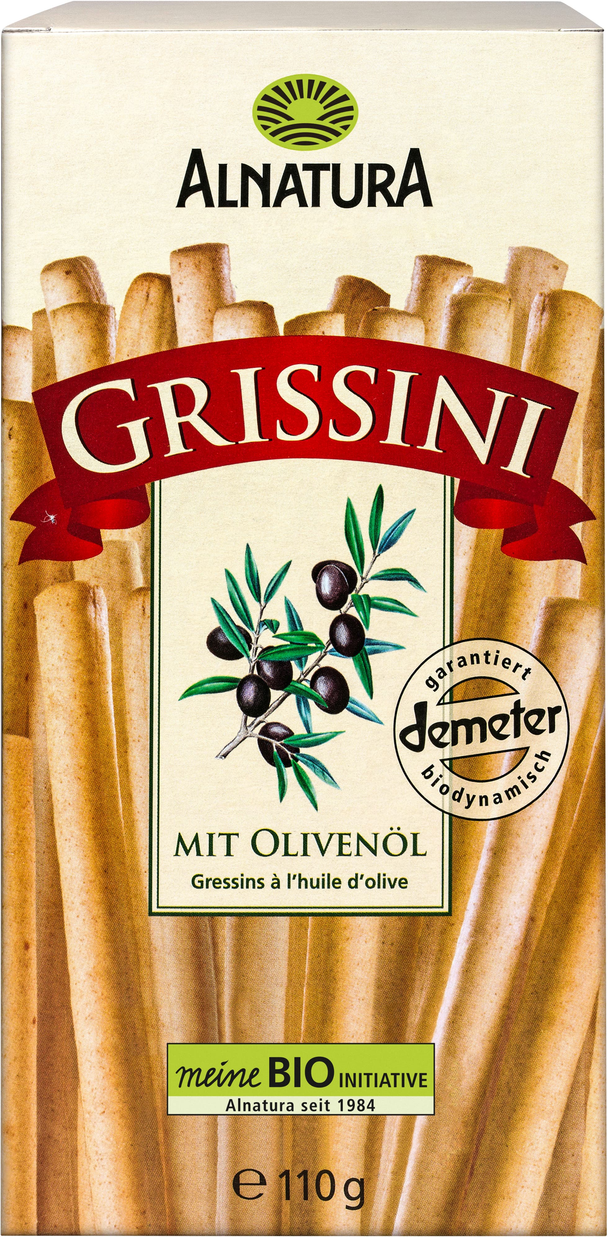 Alnatura Bio Grissini Olivenöl