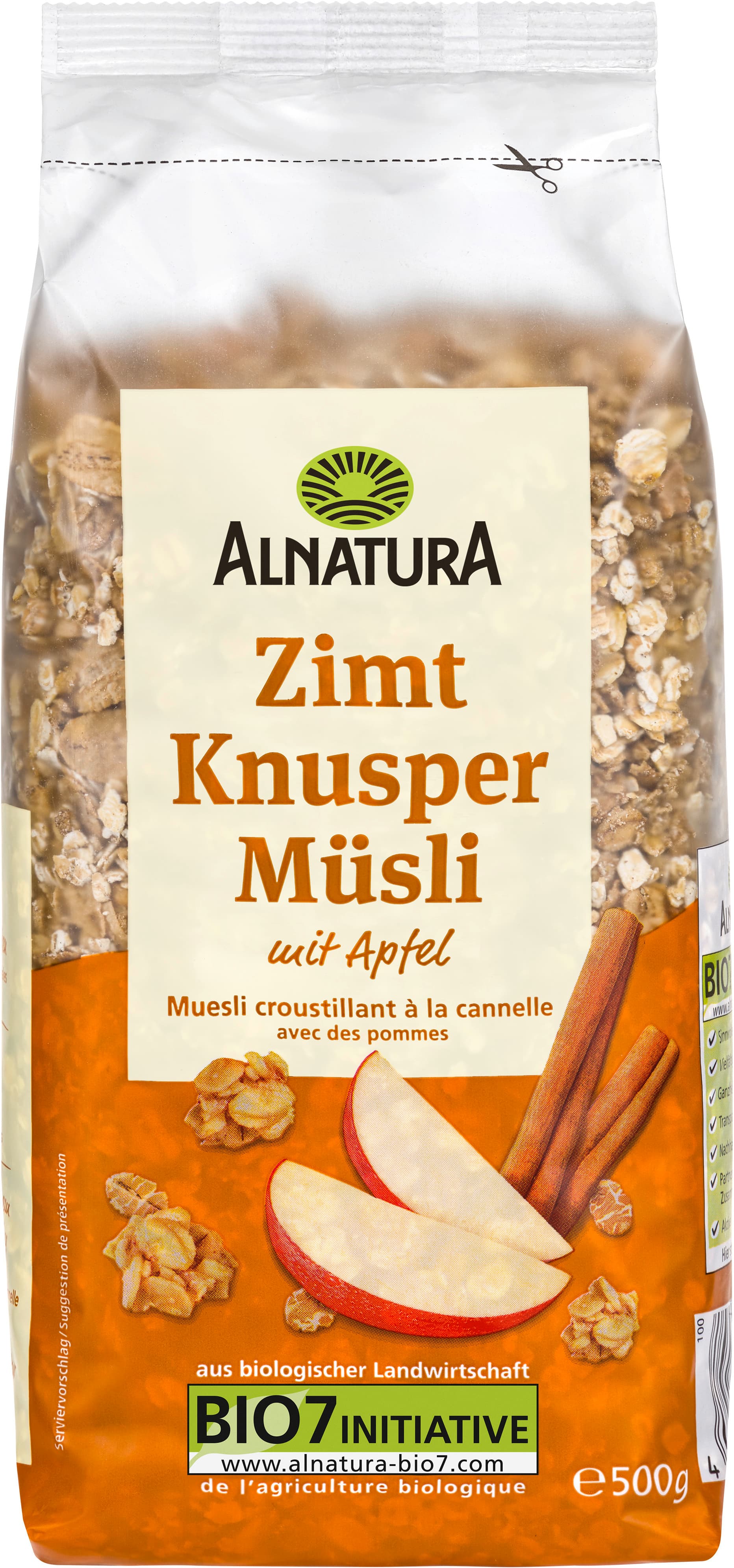 Alnatura Bio Zimt Knusper Müsli