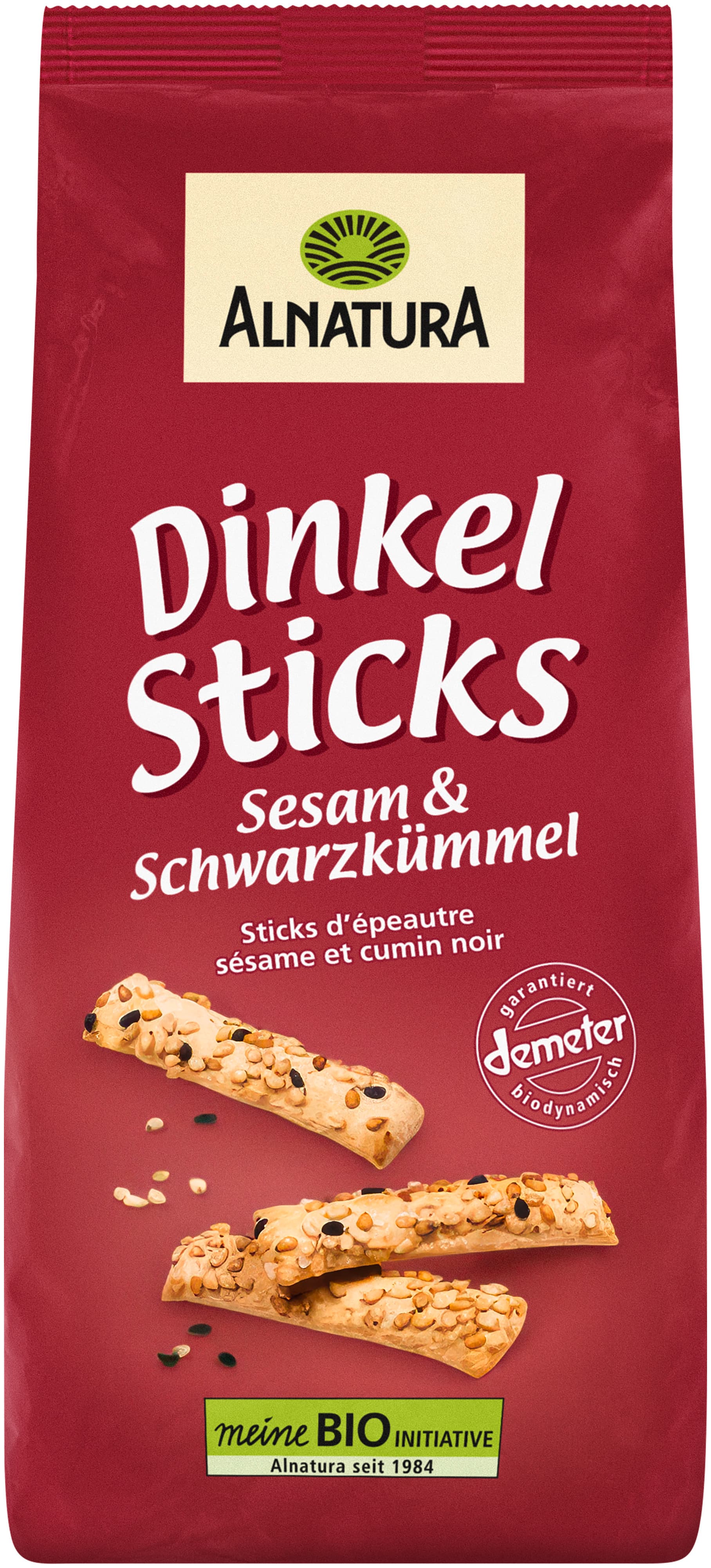Alnatura Bio Dinkel Sticks Sesam & Schwarzkümmel
