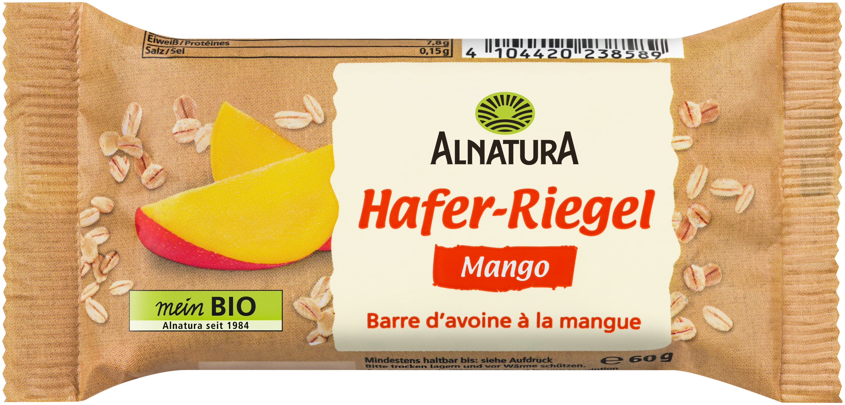 Alnatura Bio Hafer Riegel Mango